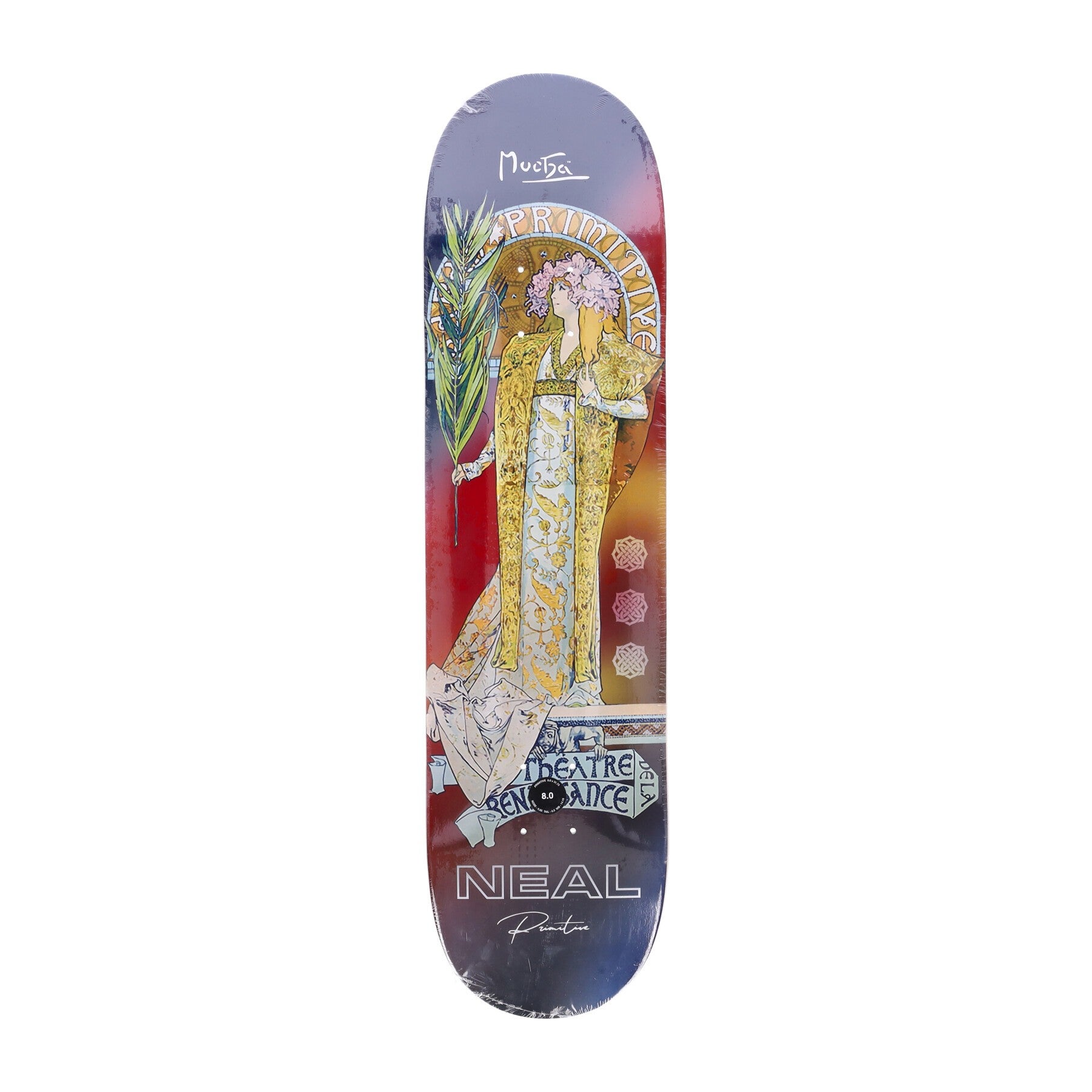 Herren-Skateboard-Deck Neal Mucha Tour Deck Mucha