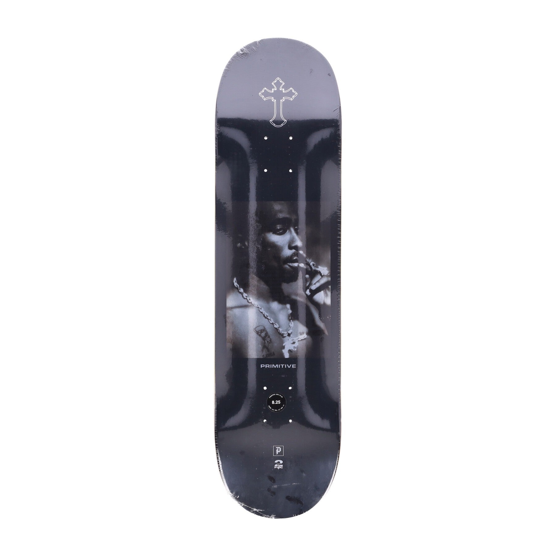Platinum Deck X 2pac Schwarzes Herren-Skateboard-Deck
