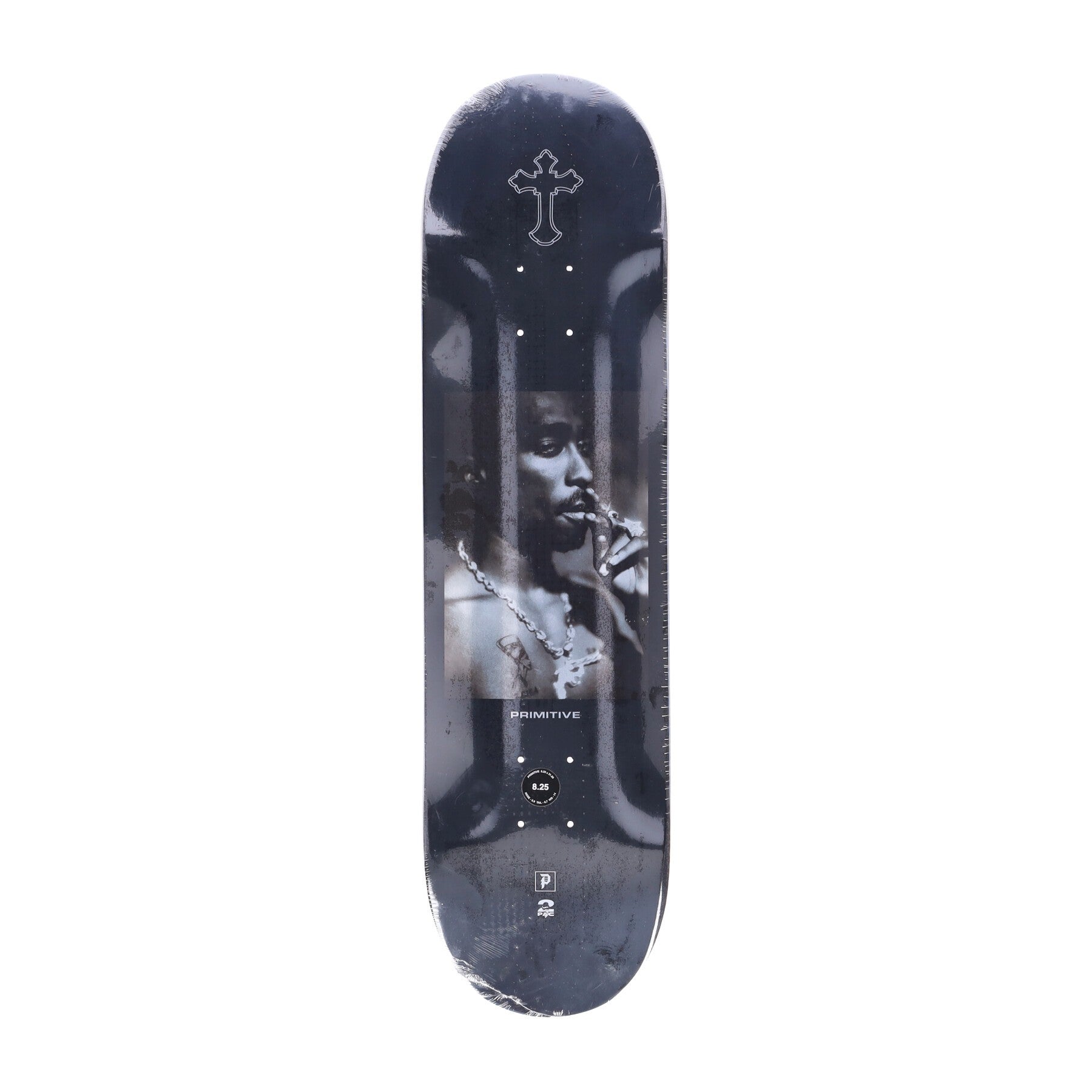 Platinum Deck X 2pac Gelbes Herren-Skateboard-Deck