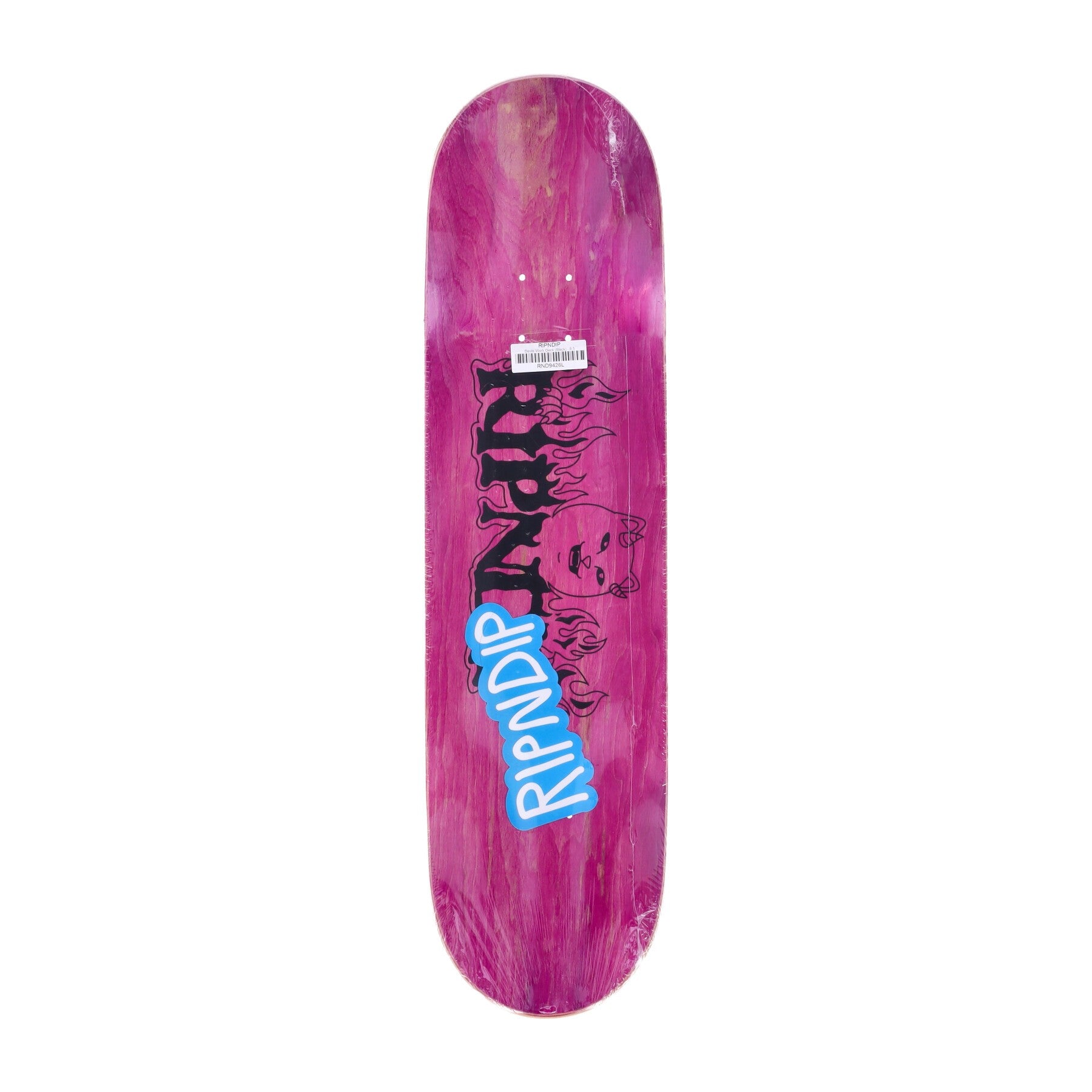 Herren Skateboard Devils Work Board Schwarz/Fuchsia