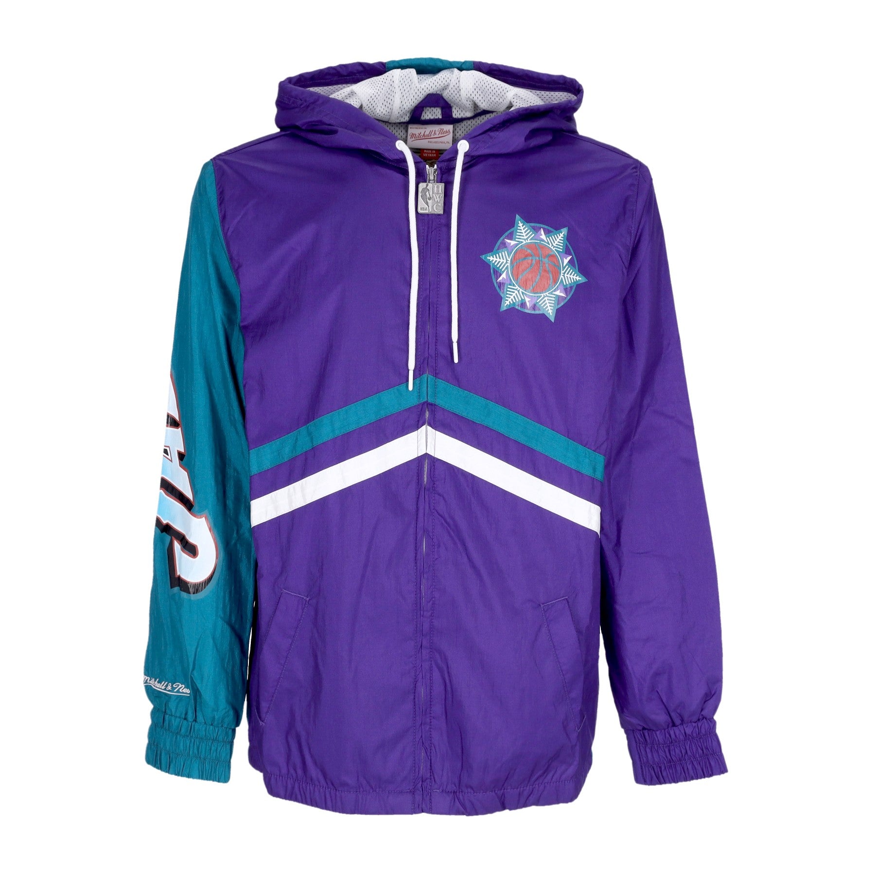 Herren-Windbreaker Nba Undeniable Full Zip Windbreaker Hardwood Classics Utajaz