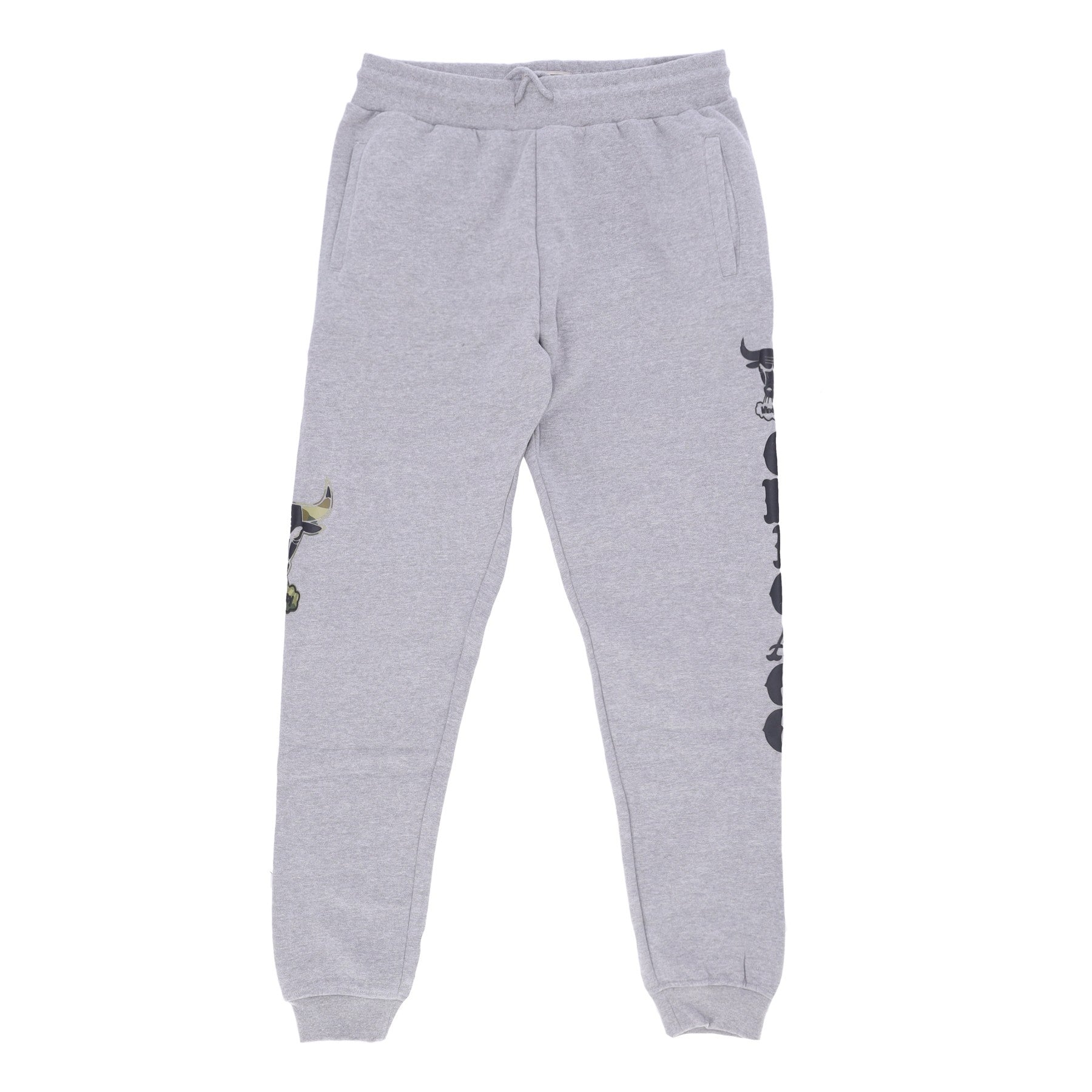 Herren-Jogginghose-Trainingsanzug Nba Ghost Green Camo Jogginghose Hardwood Classics Chibul Grey Heather