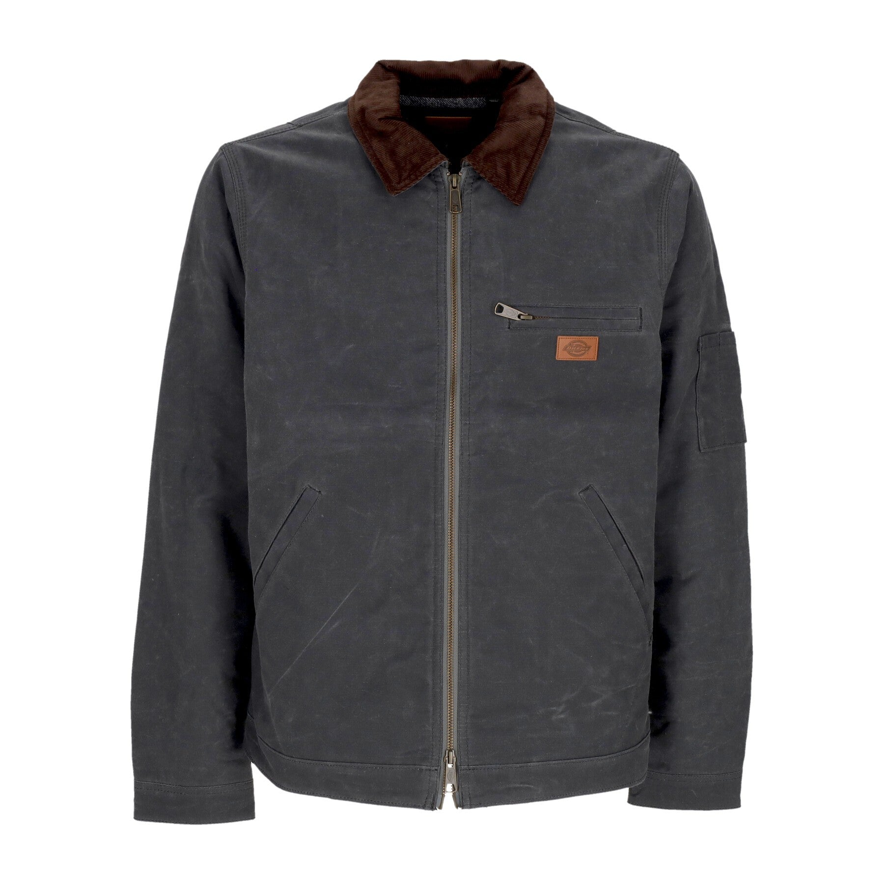 Lucas Wachsjacke Anthrazitgraue Herrenjacke