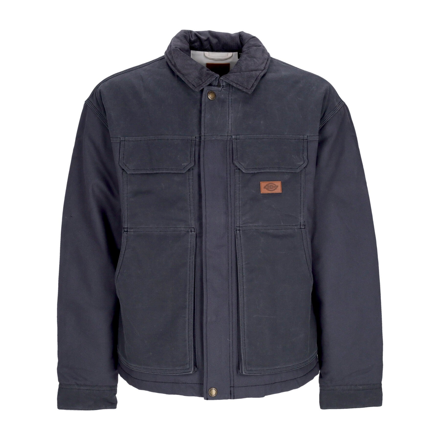 Lucas Waxed Pocket Front Jacket Herrenjacke Anthrazit