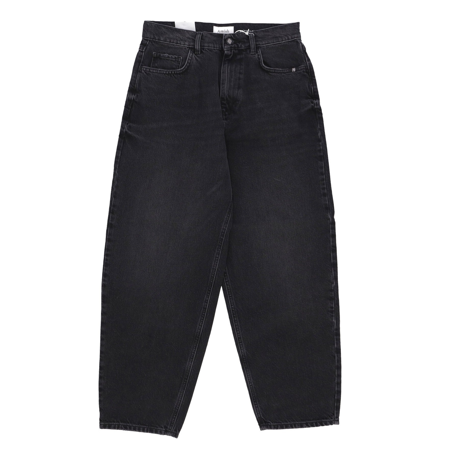 Damenjeans W Baggy Recycled Denim