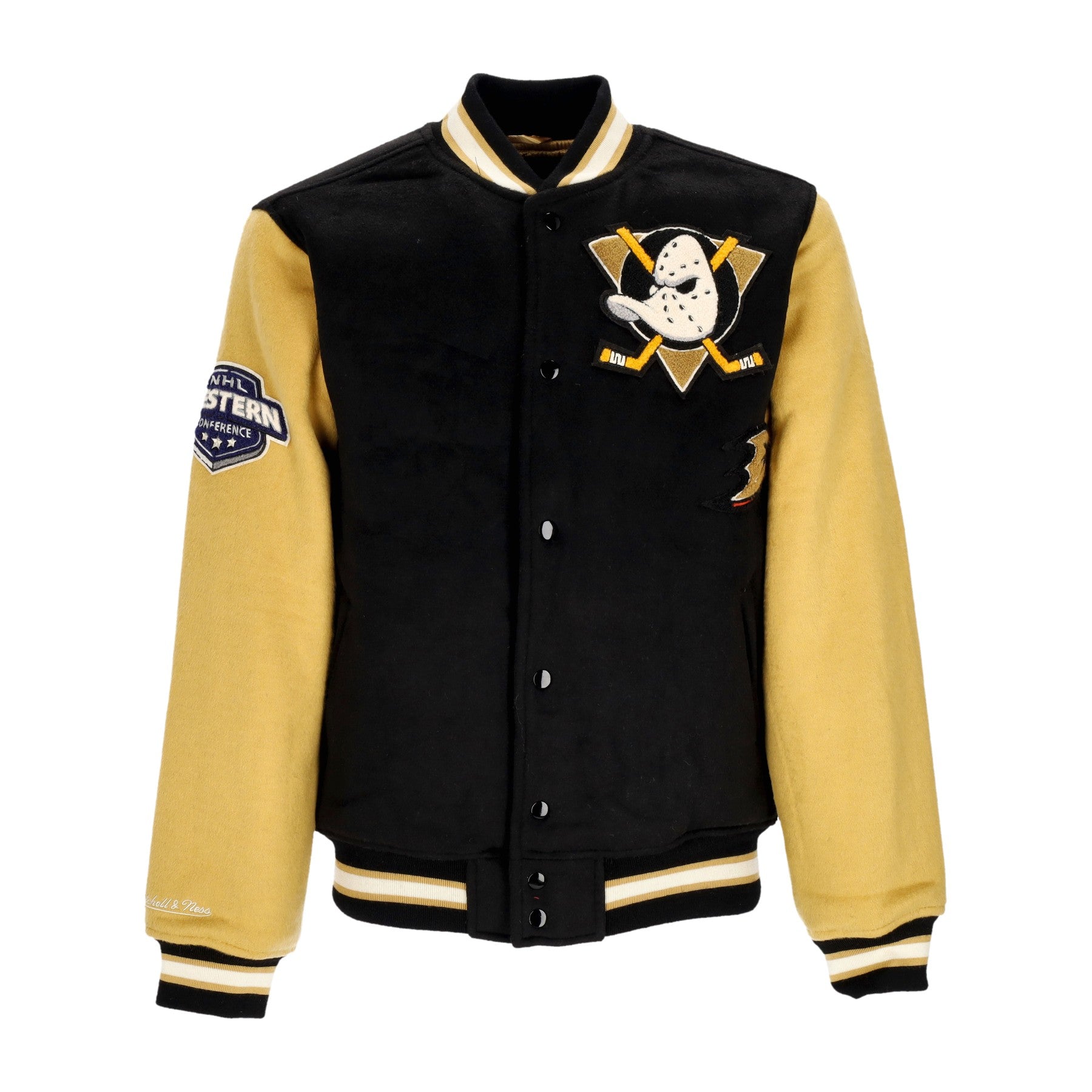 College-Jacke Herren NHL Team Legacy Varsity Jacke Anaduc Schwarz/Gold