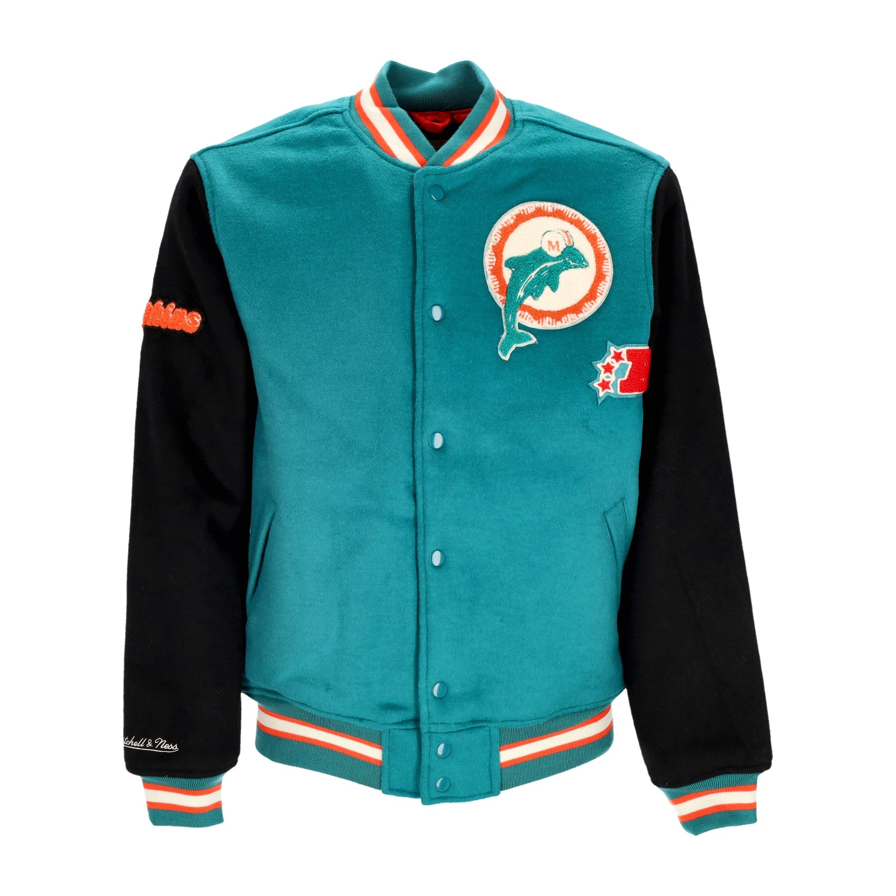 College-Jacke Herren NFL Team Legacy Varsity Jacke Miadol Teal/Schwarz