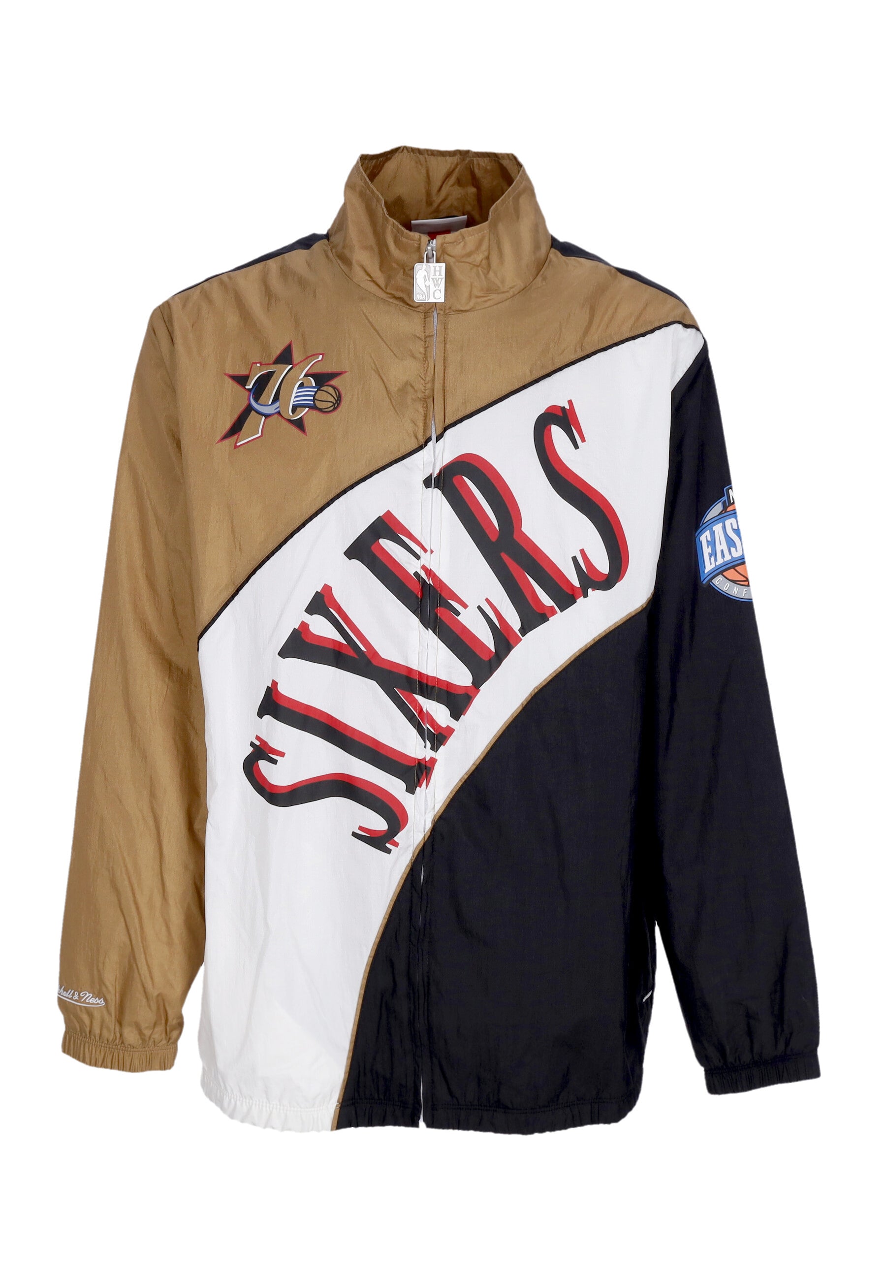 Herren-Windbreaker Nba Arched Retro Lined Windbreaker Phi76e Multi/WeiB