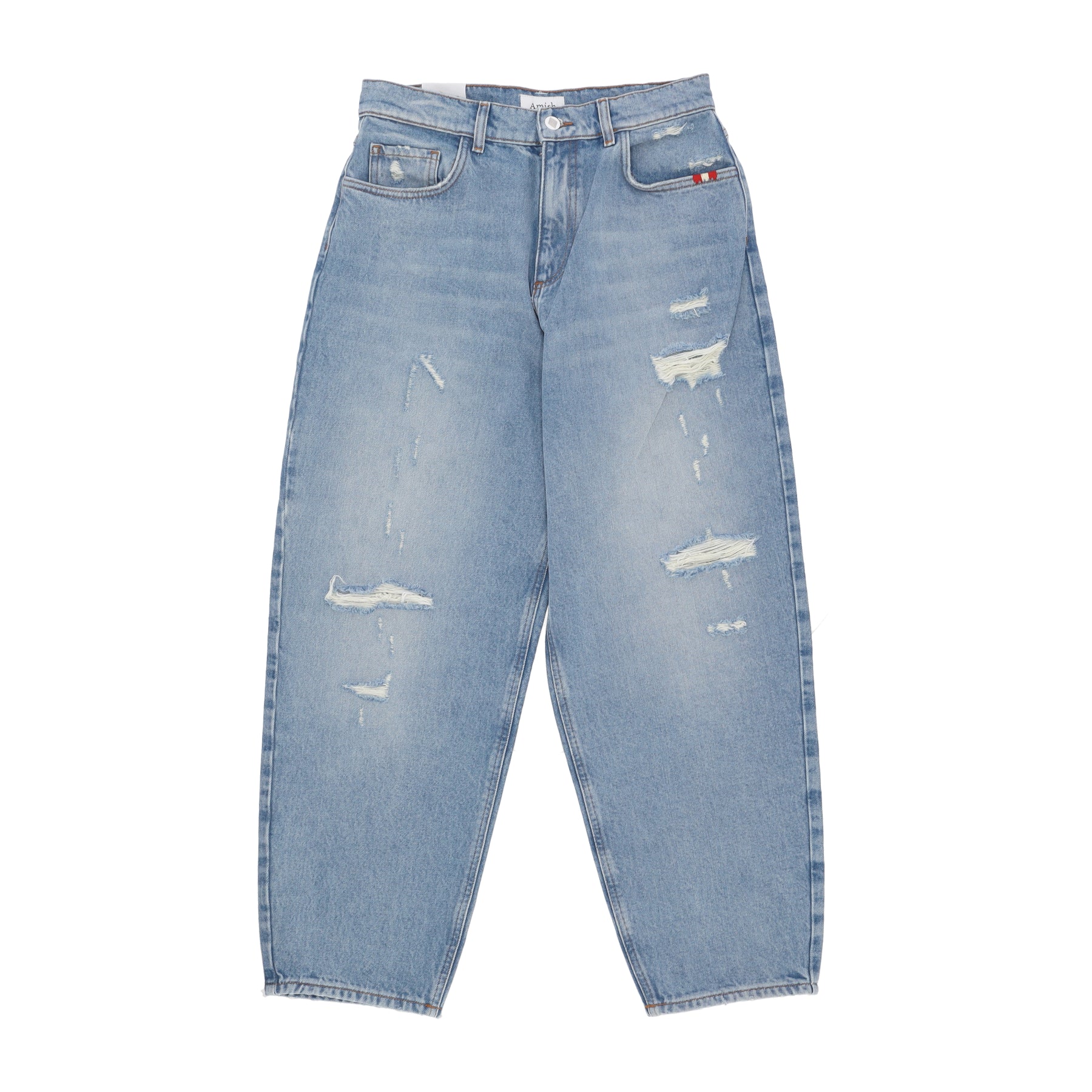 Damenjeans W Baggy Denim Super Used Denim