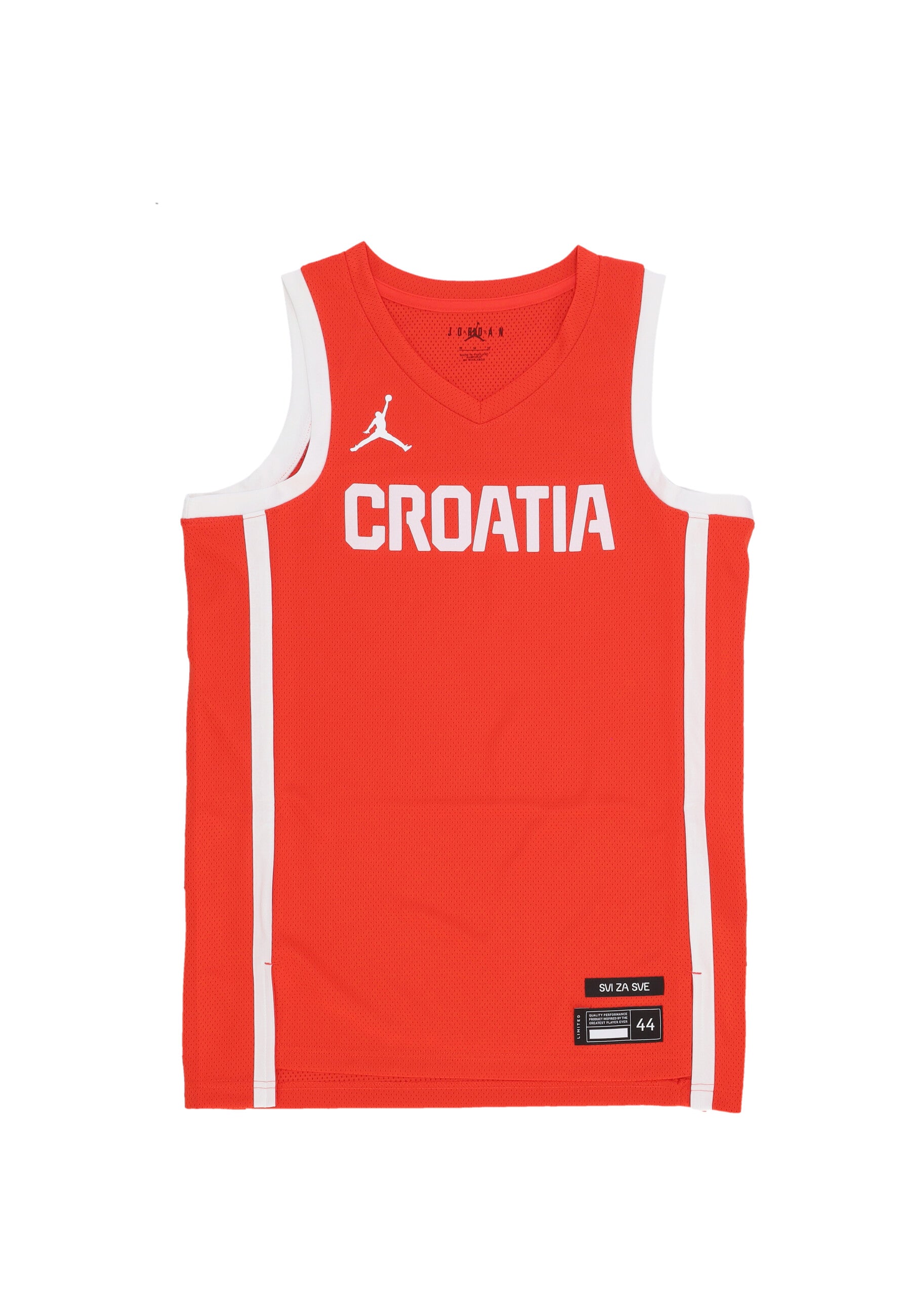 Herren-Basketball-Tanktop Limited Road Basketball-Trikot Team Kroatien Chile Rot/WeiB