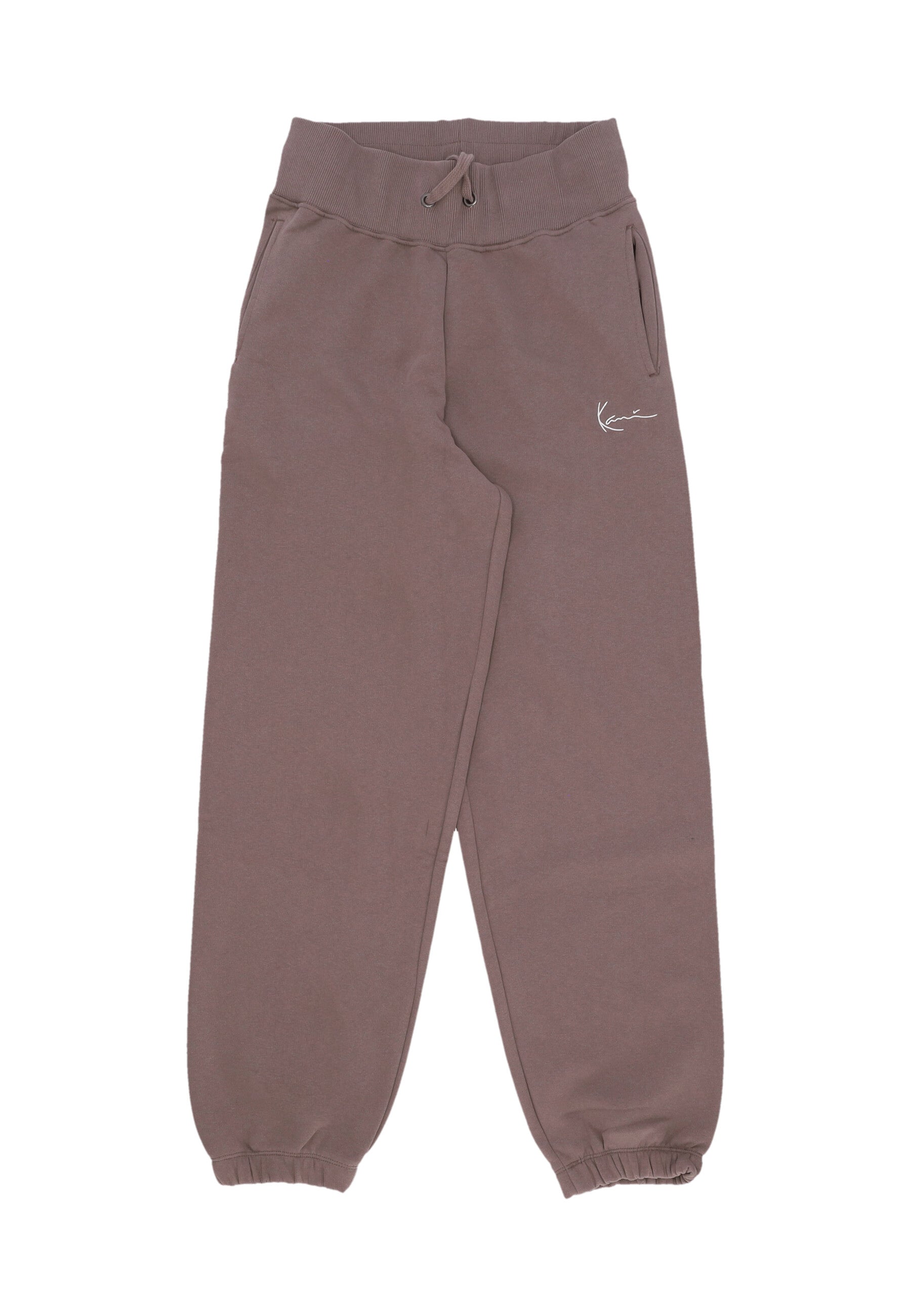 Damen-Jogginghose-Trainingsanzug W Small Signature Essential Os-Jogginghose Taupe