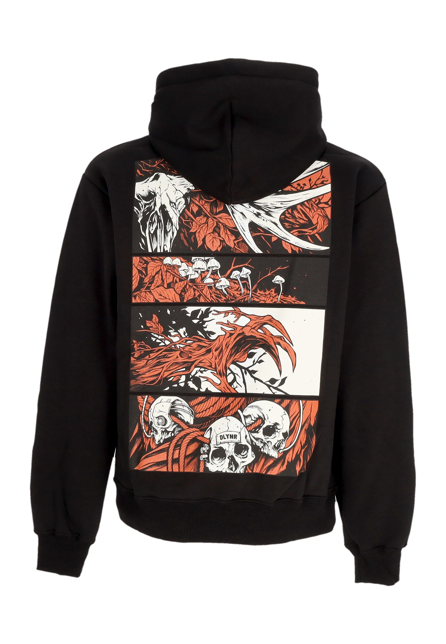 Leshen Comic Hoodie Schwarzer Herren Kapuzenpullover