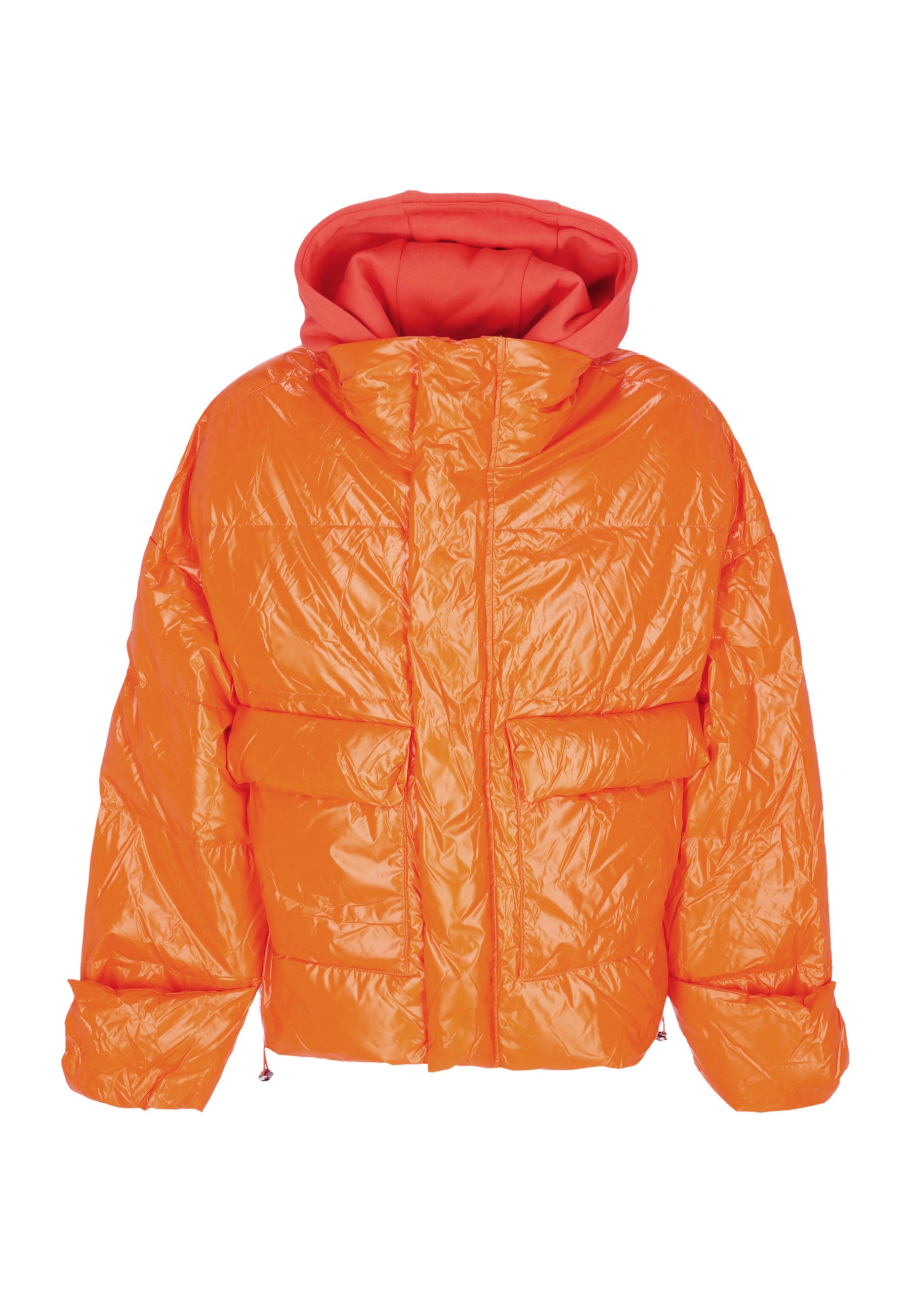 Herrenjacke Reflex Puffer Orange