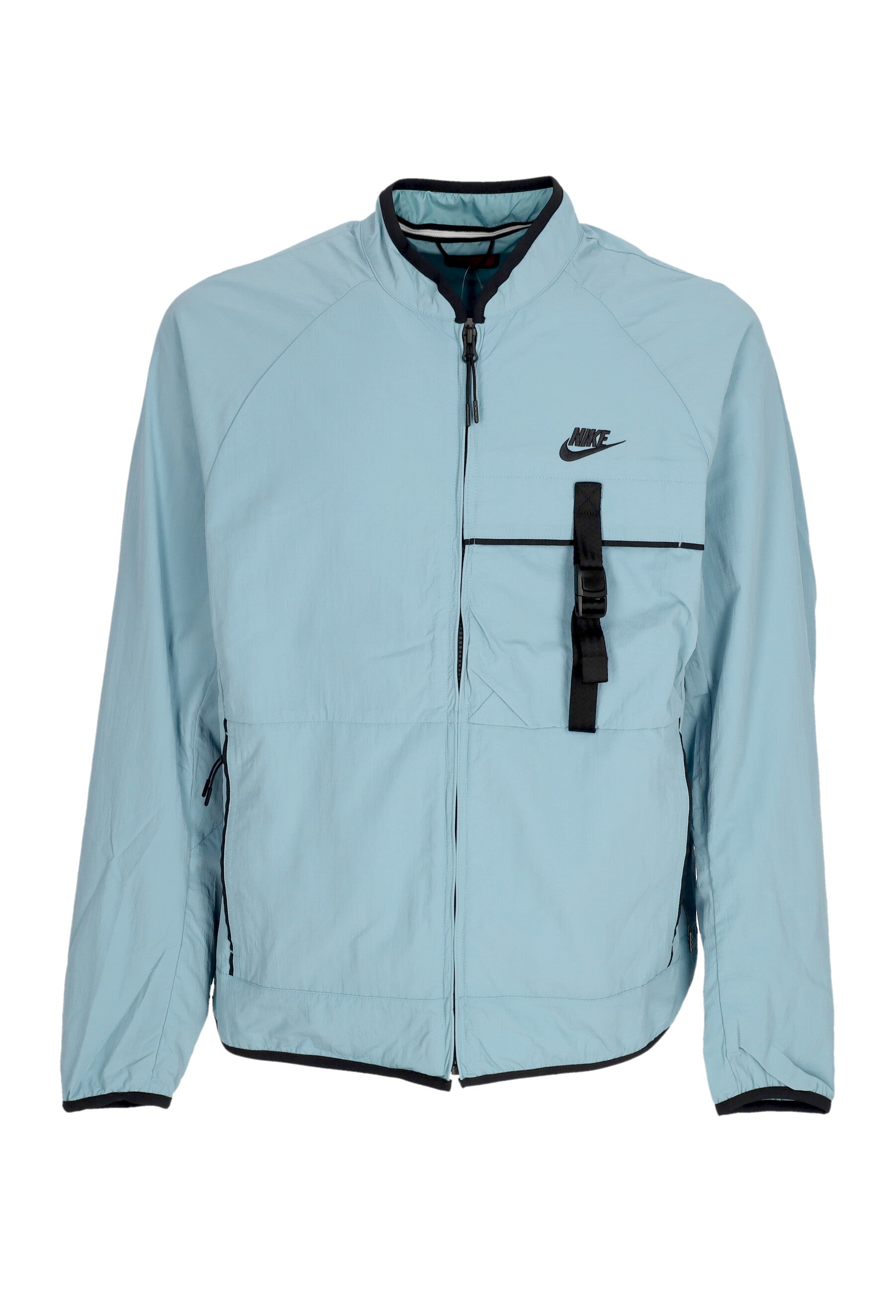 Herren Jacke Tech Woven Jacke Denim Turq/black