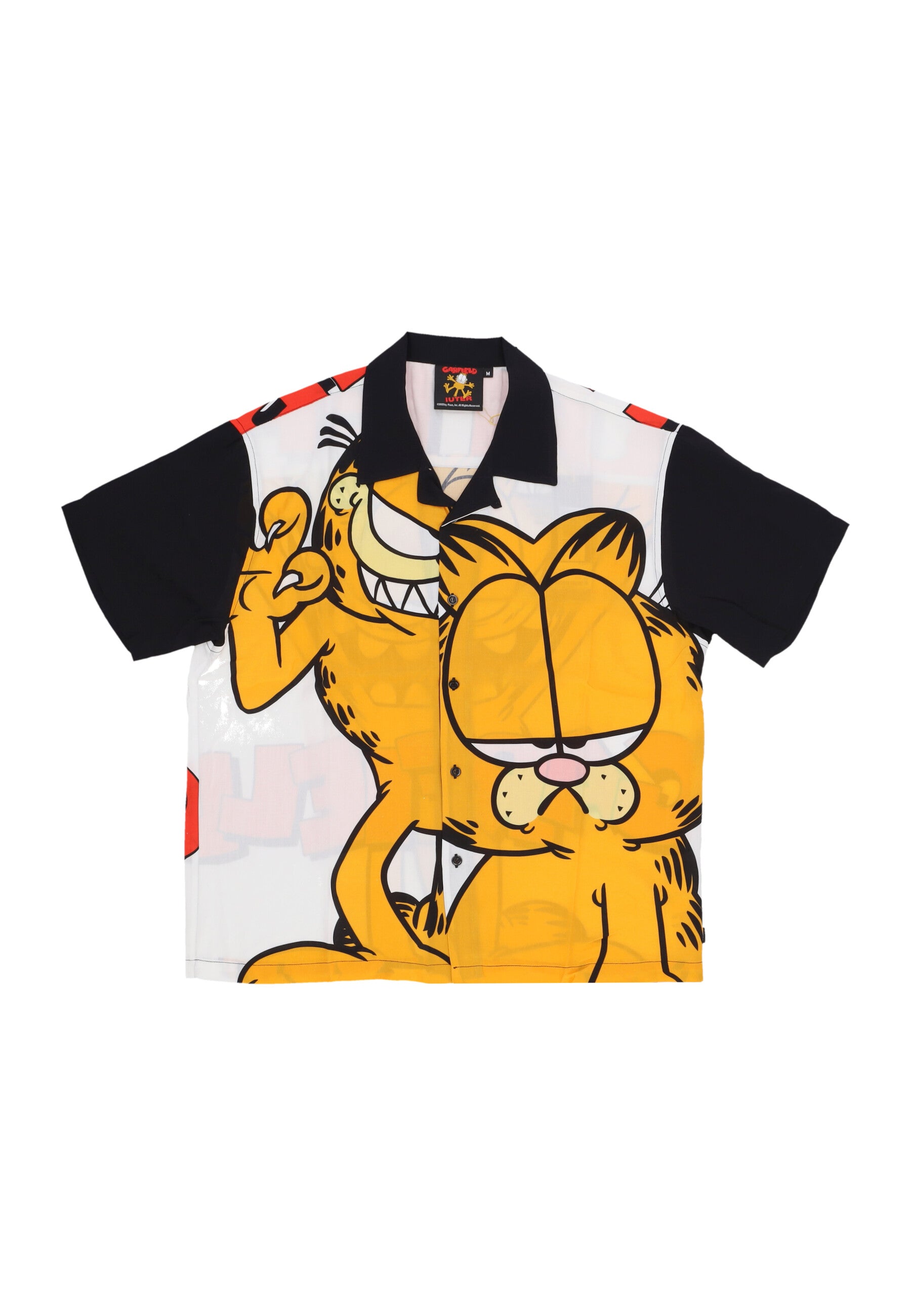 Hemd Armel Kurzarm Garfield S/s Hemd WeiB
