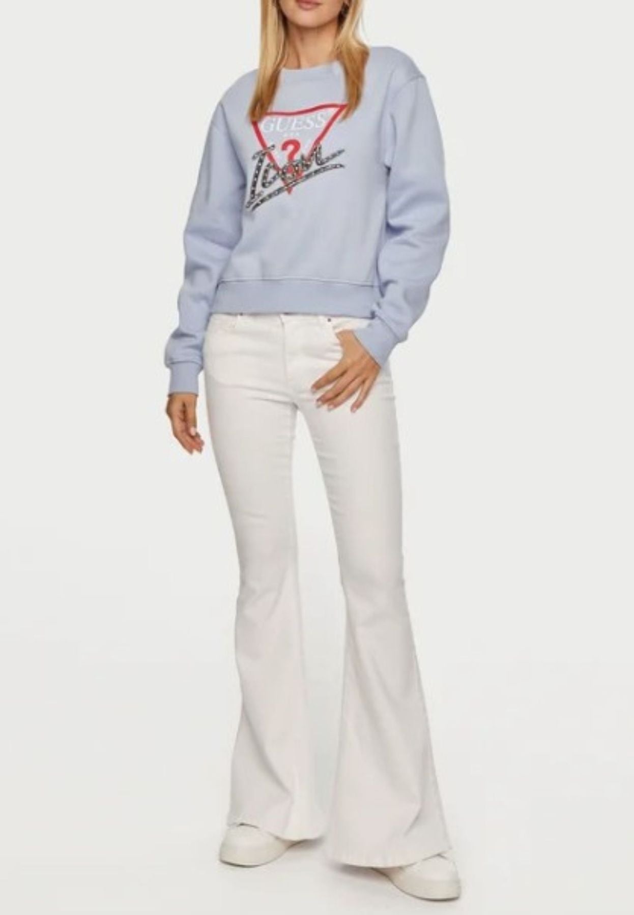GUESS SWEATSHIRT MIT GUESS-LOGO