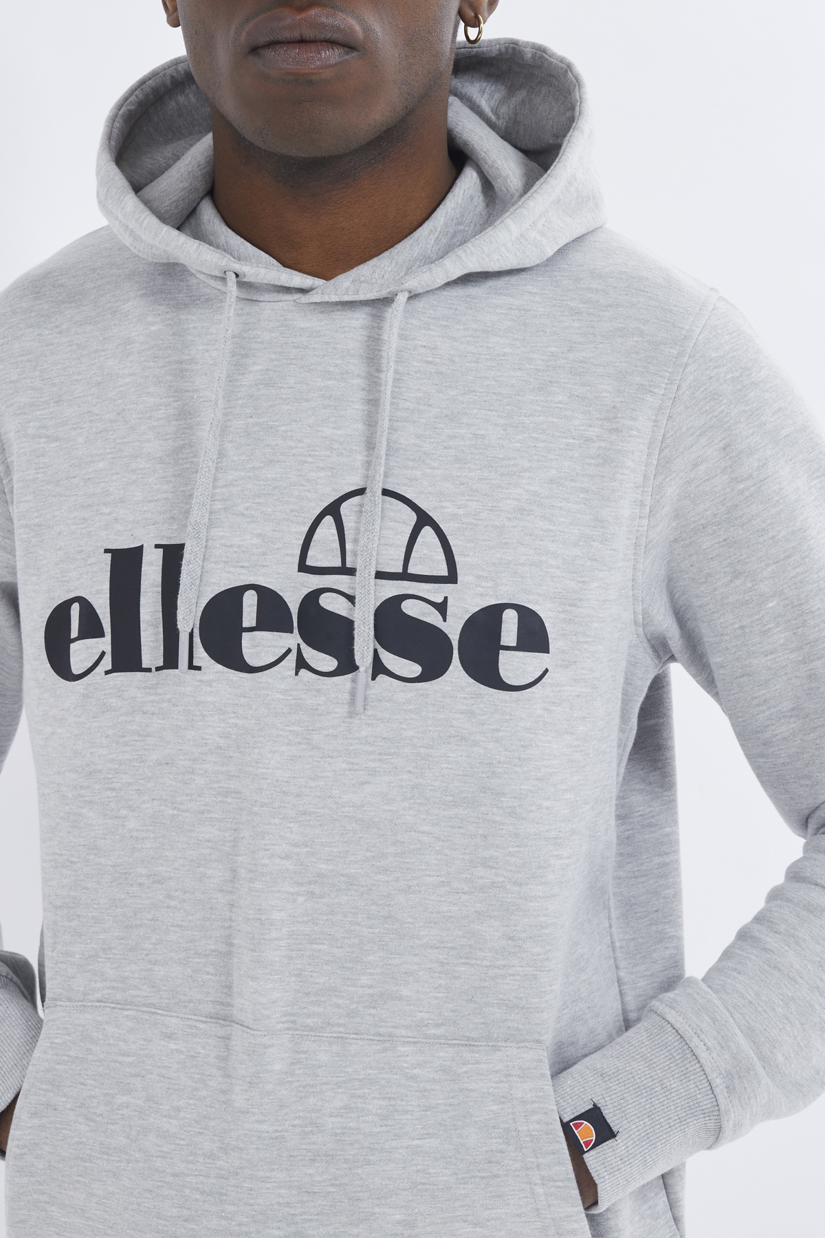 Ellesse Grau Meliertes Sweatshirt für Herren - M