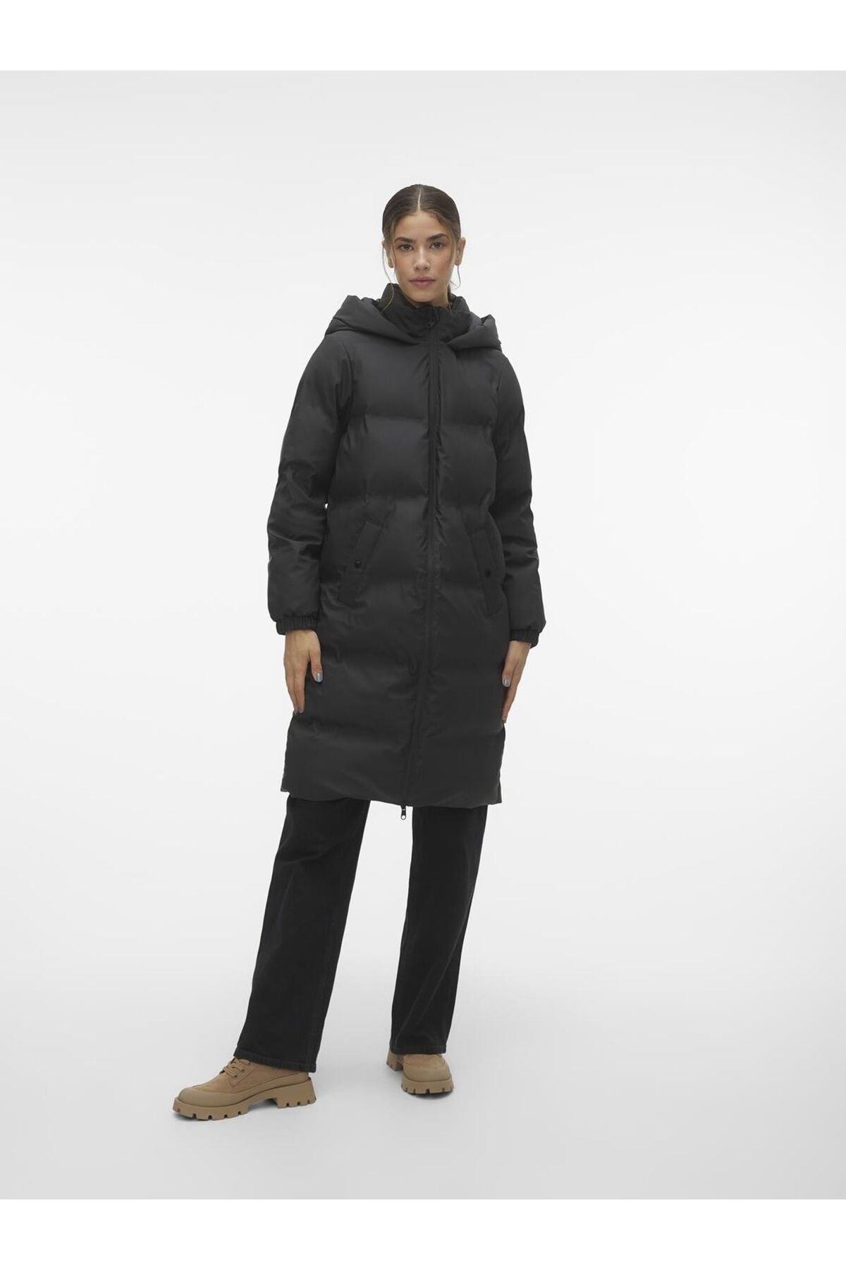 Vero Moda Mantel Vmnoe Aw23 Langer Beschichteter Mantel Boos für Damen - XL