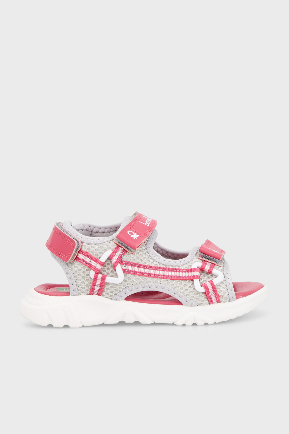 United Colors of Benetton Sandalen Mit Logo Und Klettverschluss, Unisex-kinder-sandalen - 33