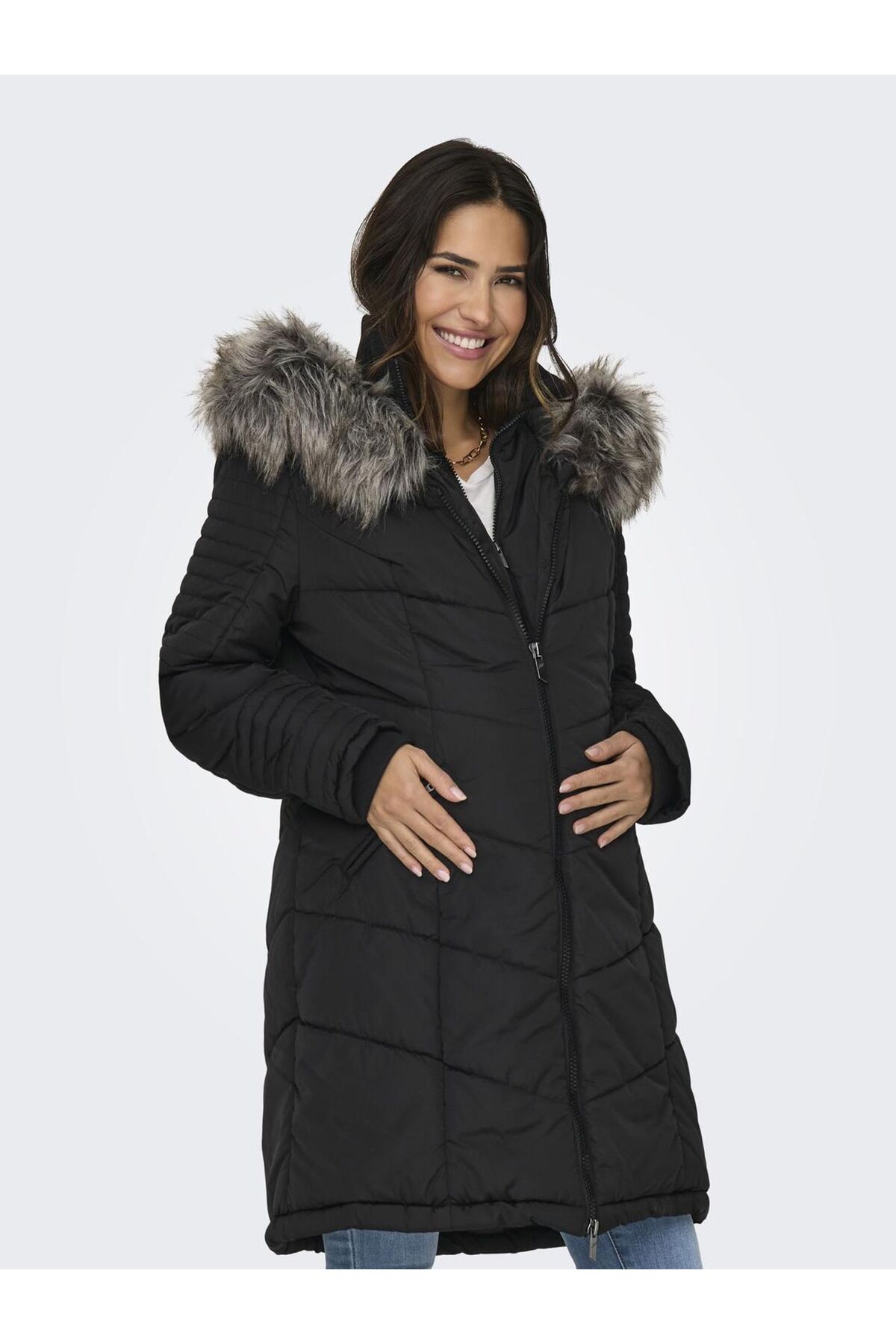 ONLY MATERNITY Mantel Omltenna Mantel für Damen - S
