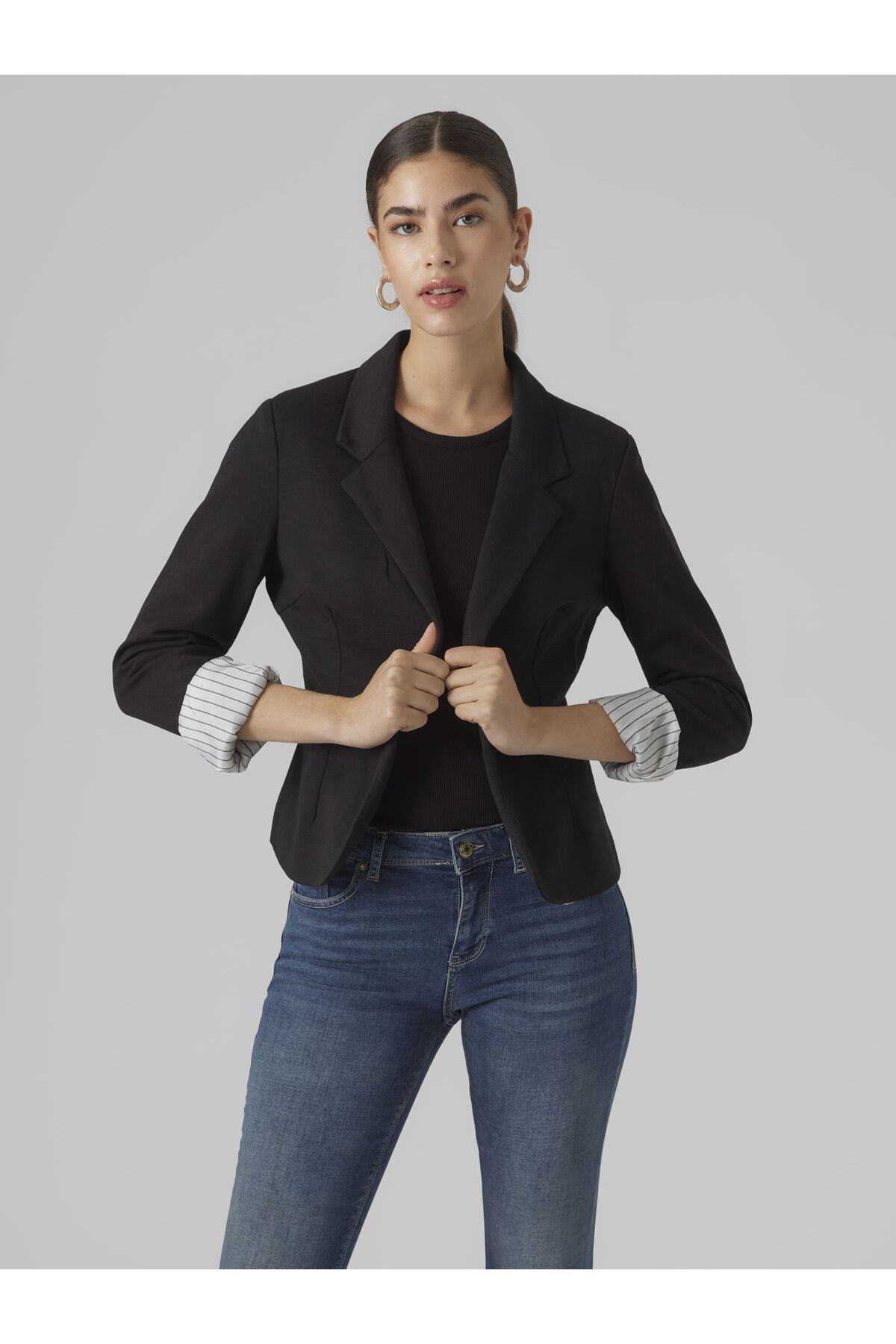 Vero Moda Blazer Vmharuki L/s Short Slim Blazer Exc für Damen - 40