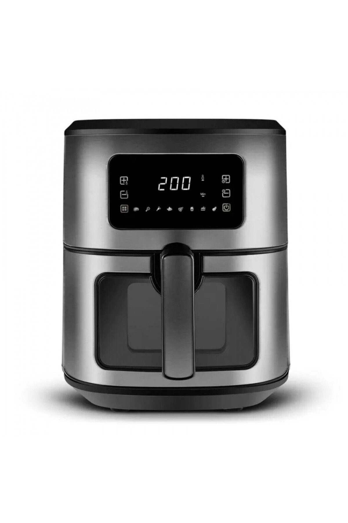 Karaca Multifry Inox Xxl 7 Liter Airfryer Mit Digitalem Glasfenster, Heißluftfritteuse - One Size