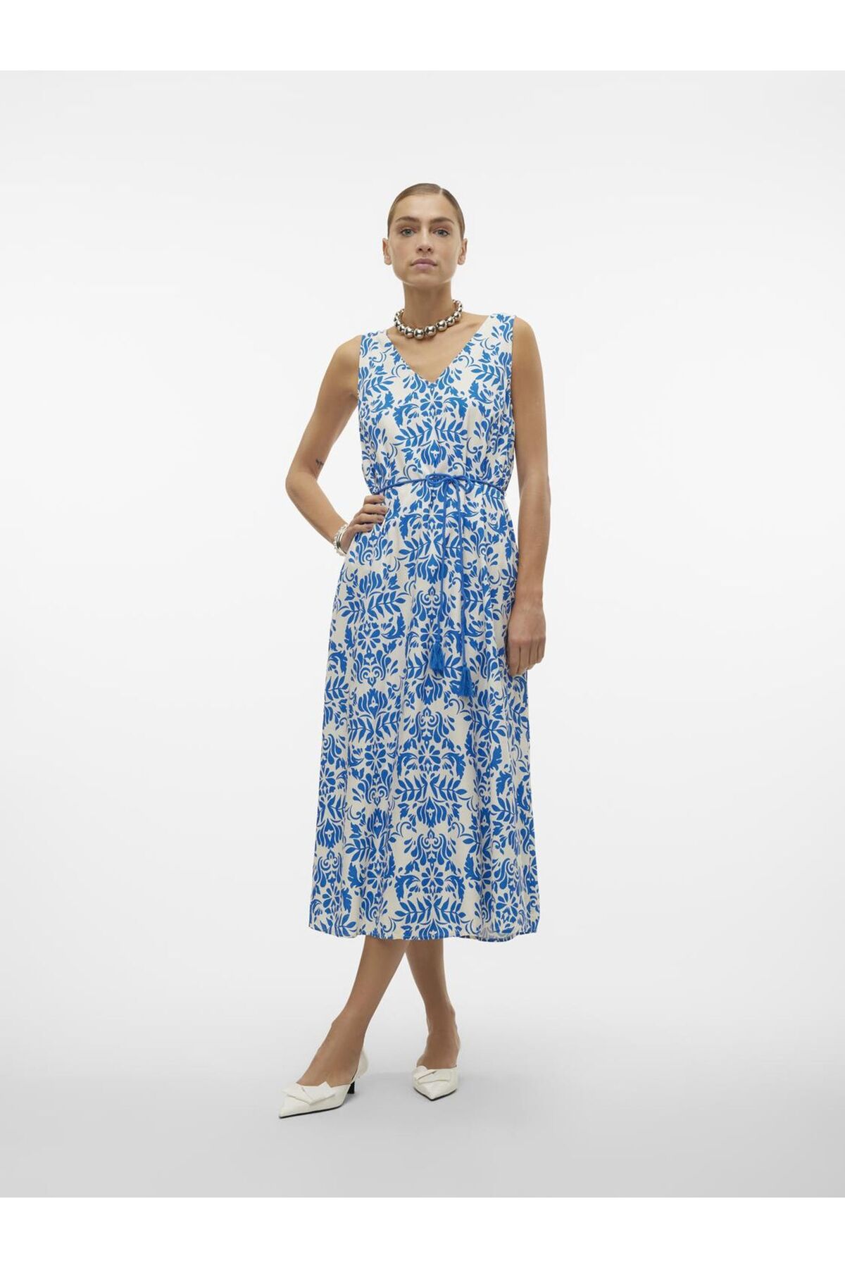 Vero Moda Kleid Vmimma Langes Kleid für Damen - M