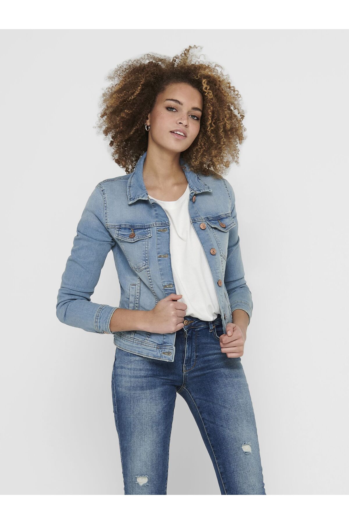 ONLY Jeansjacke Onltia Jeansjacke für Damen - 36