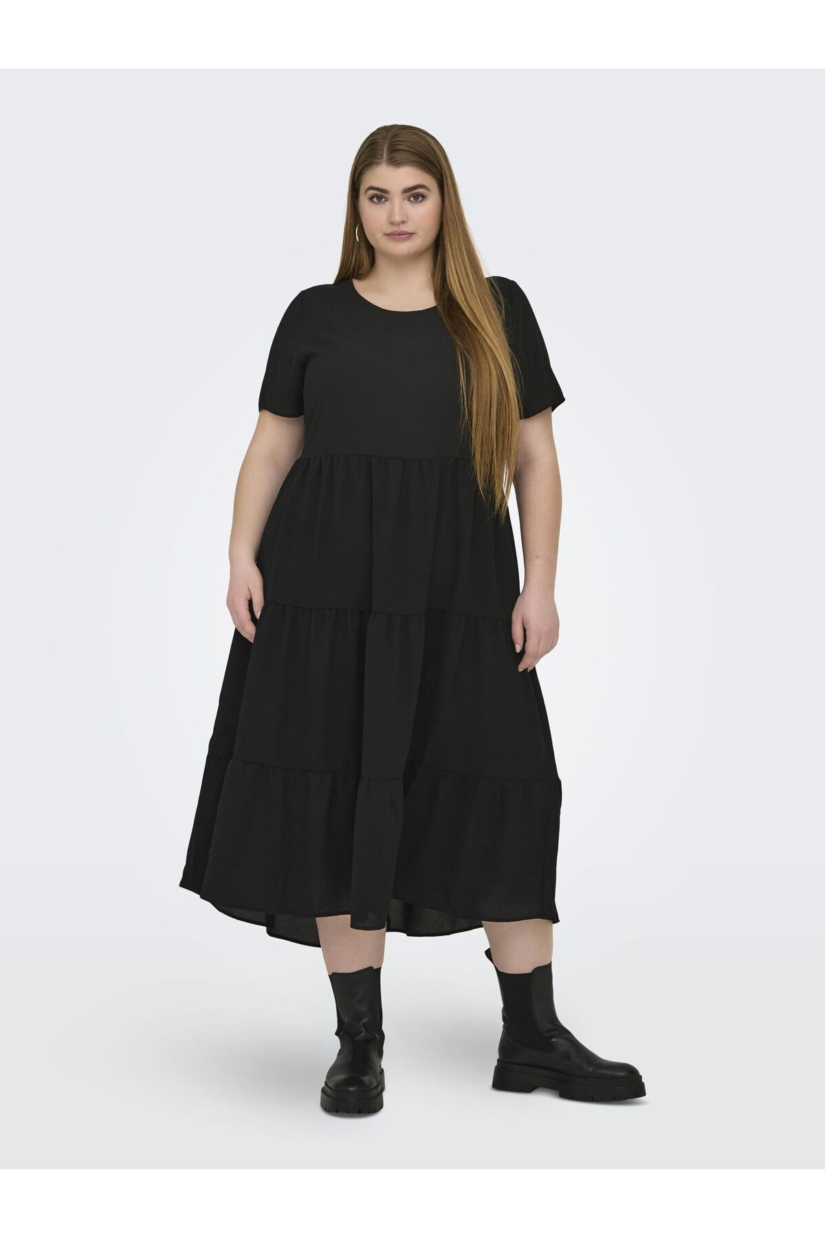 Only Carmakoma Kleid Carlux Langes Kleid für Damen - 44