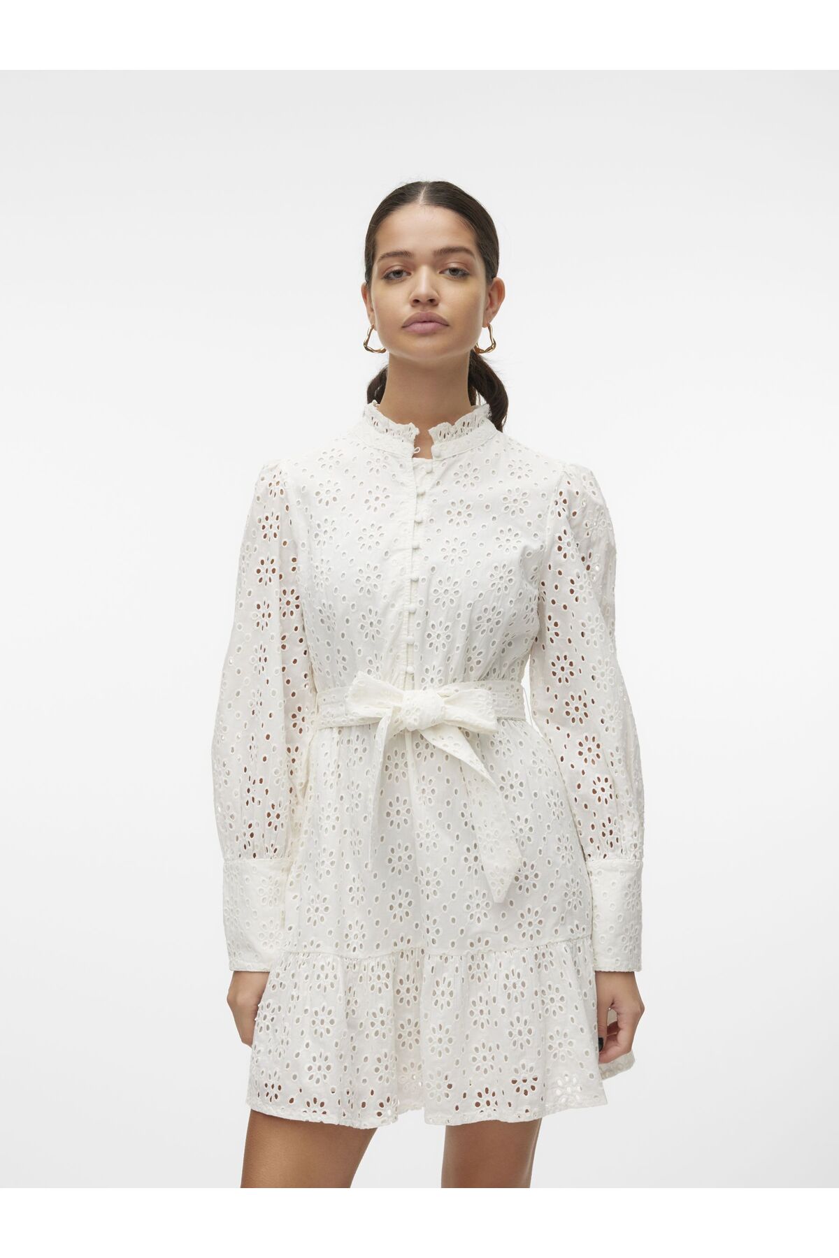 Vero Moda Kleid Vmkoala Kurzes Kleid für Damen - L