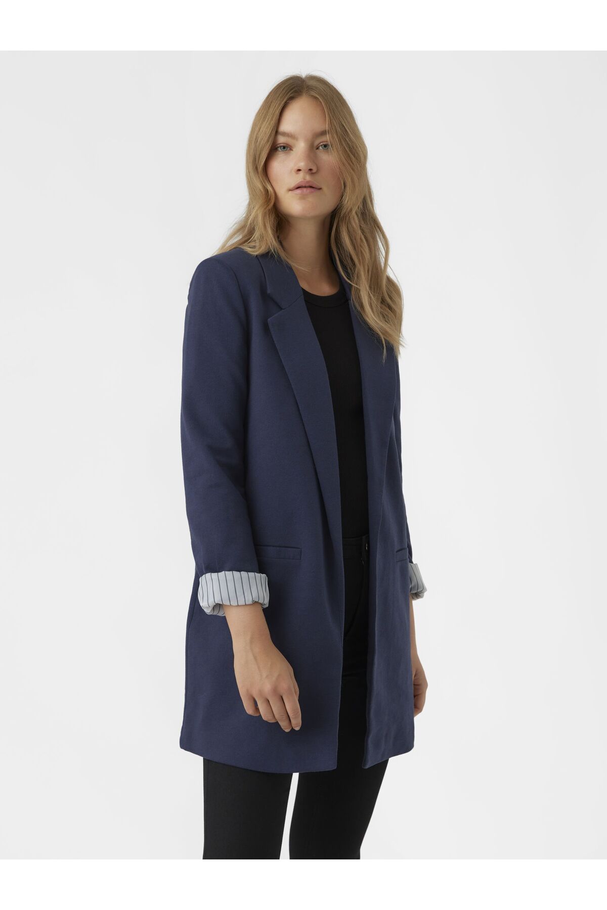 Vero Moda Blazer Vmharuki L/s Jersey Long Blazer Exc für Damen - 36