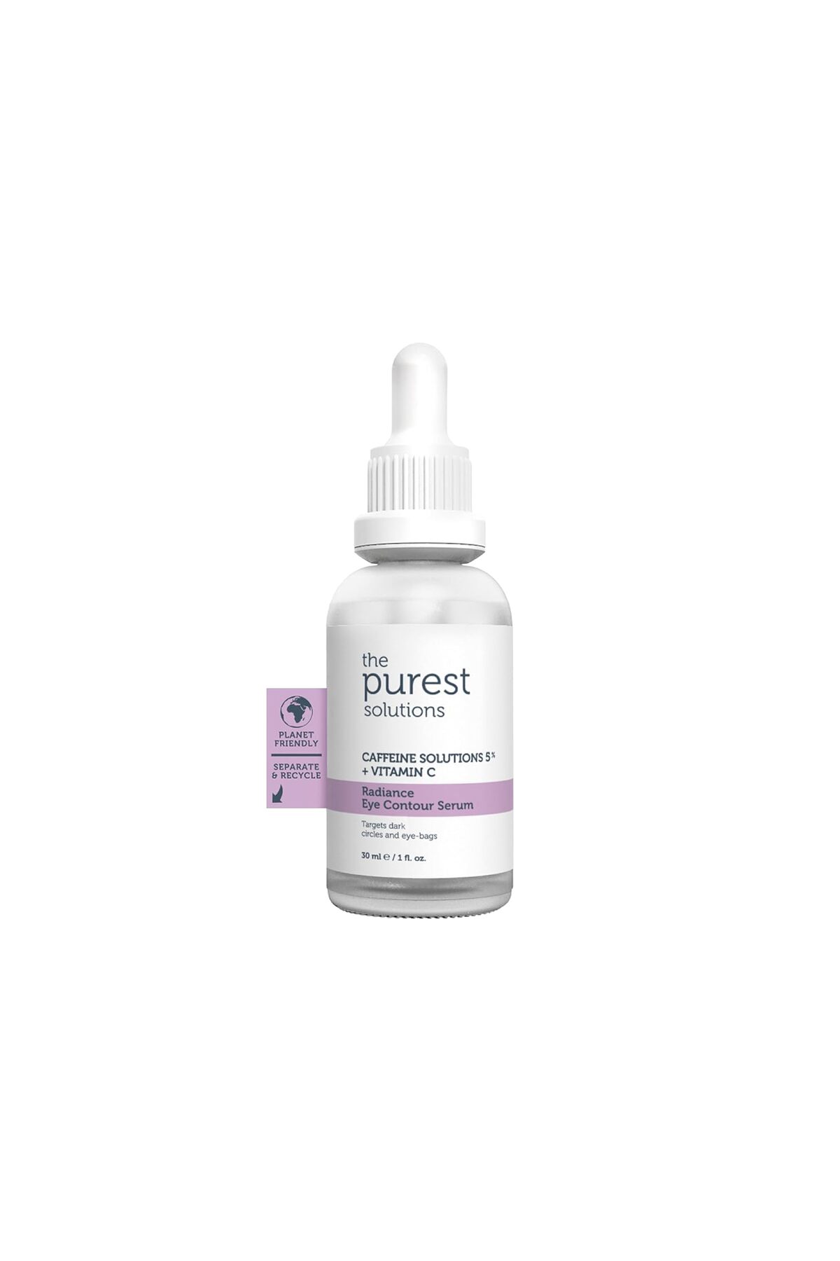The Purest Solutions Strahlendes Augenkonturserum Koffein 5 % + Vitamin C Strahlend - One Size