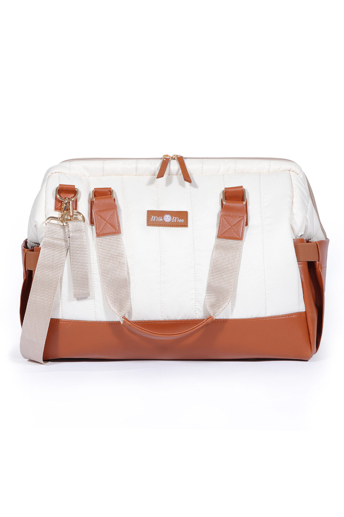 Milk & Moo Milk&moo Wickeltasche Auslaufsicher Baby Reisetasche Beige - Standard