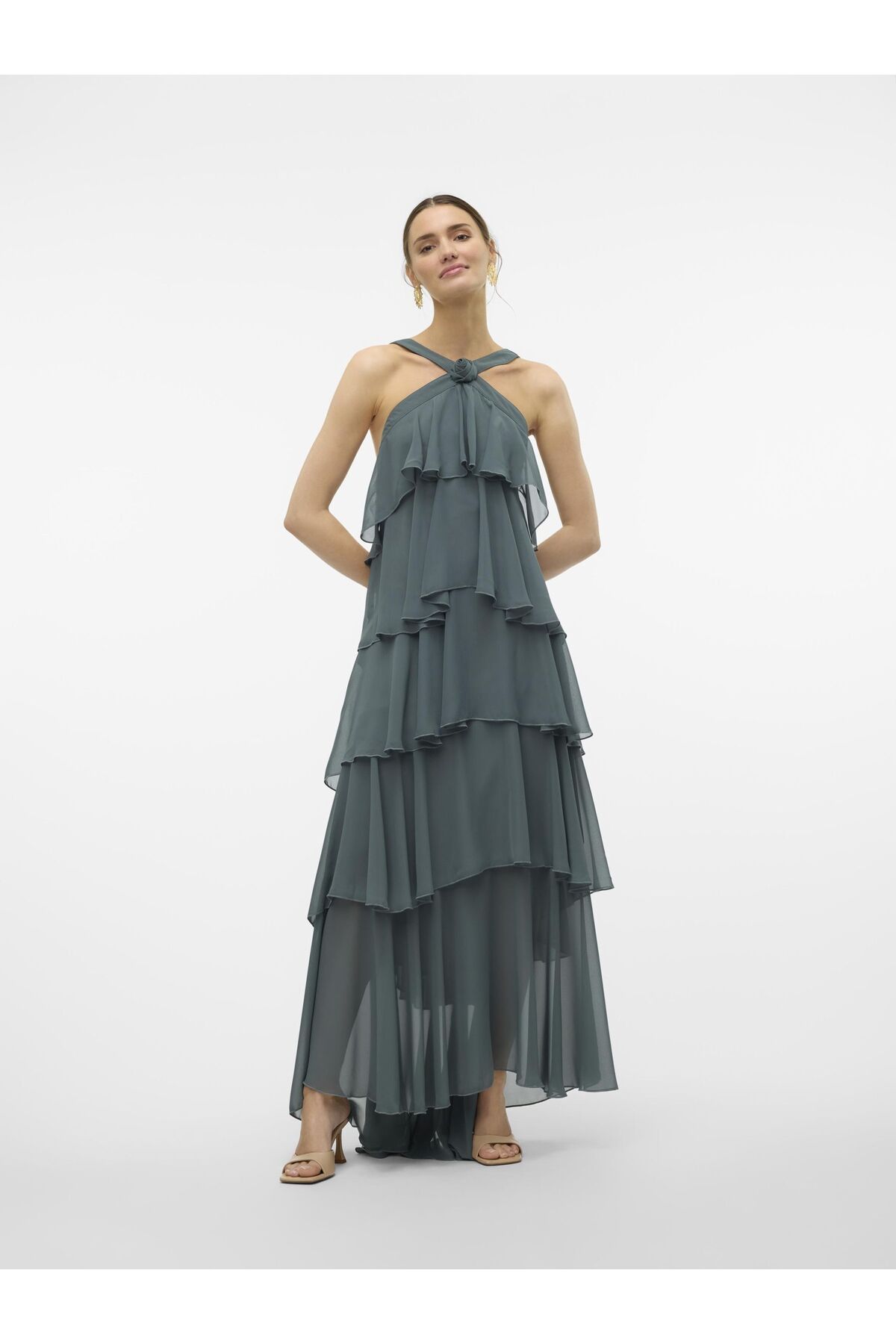 Vero Moda Party-kleid Vmfelicia Langes Kleid für Damen - XL