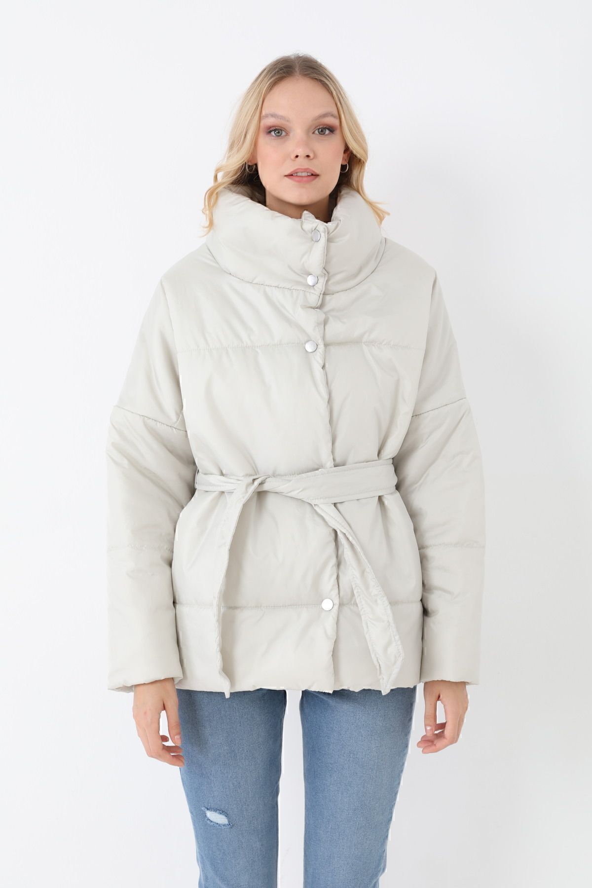 freemen Übergroßer Bomber-parka – Wasserdichter Windjacke Mit Steinfüllung Und Futter für Damen - M