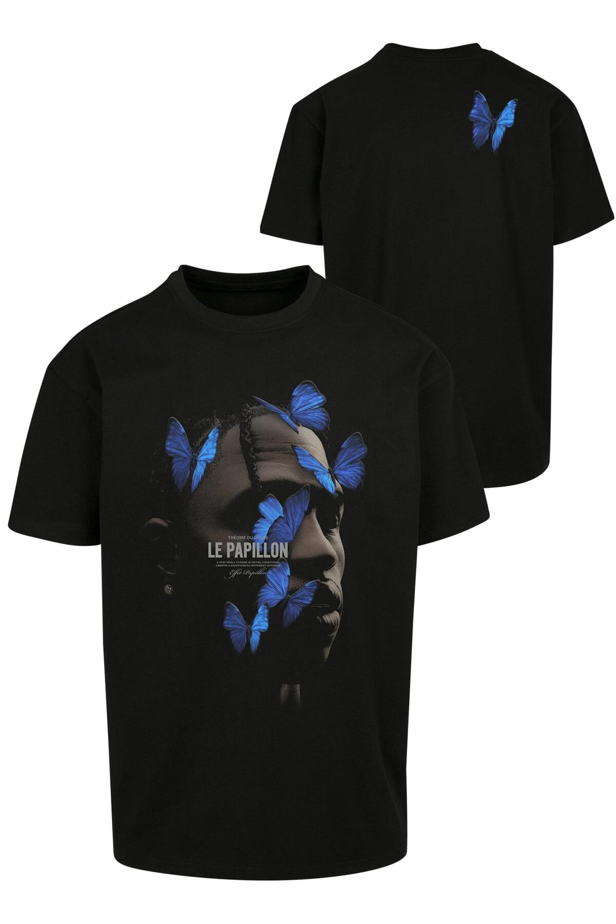 Upscale by Mister Tee Le Papillon Oversize Tee für Herren - L