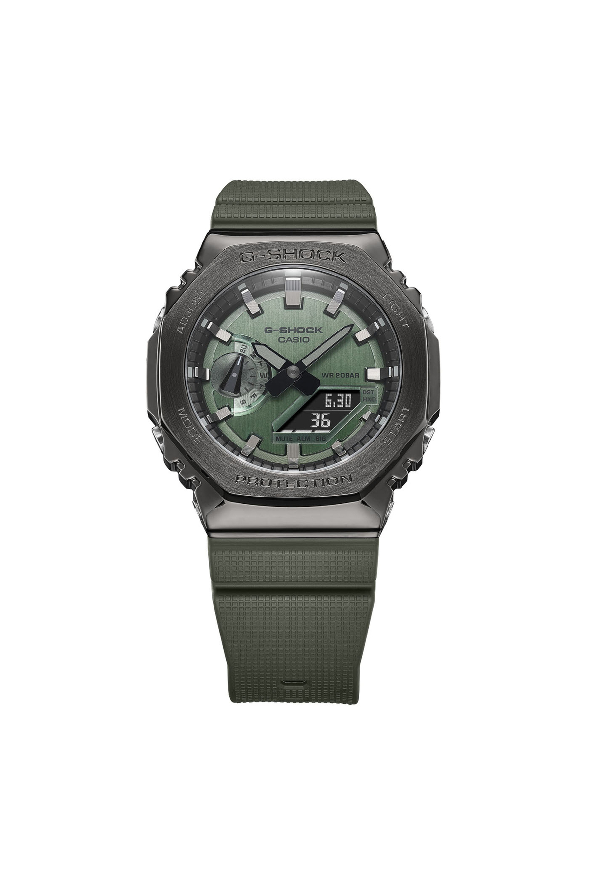G-SHOCK Gm-2100 Uhr Grün Gm-2100b-3aer für Herren - One Size