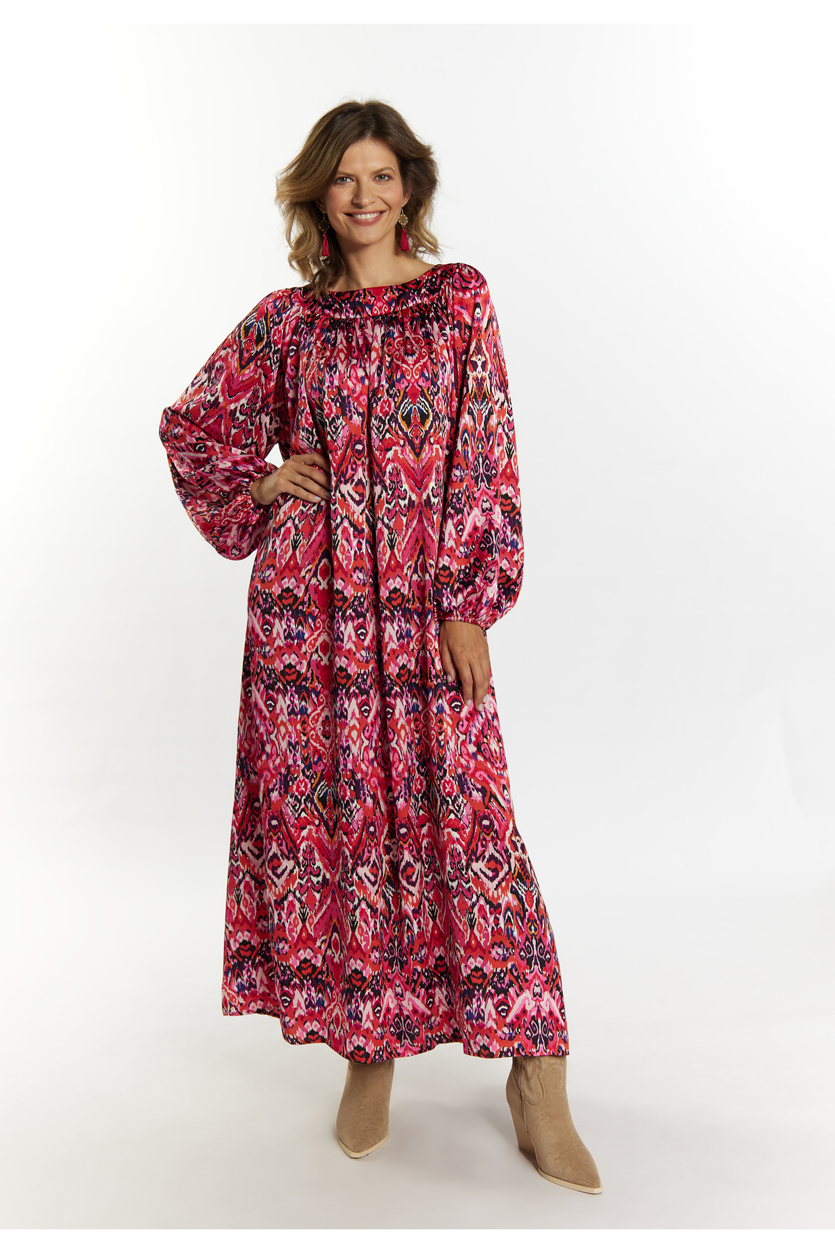 USHA Maxikleid für Damen - 2XL