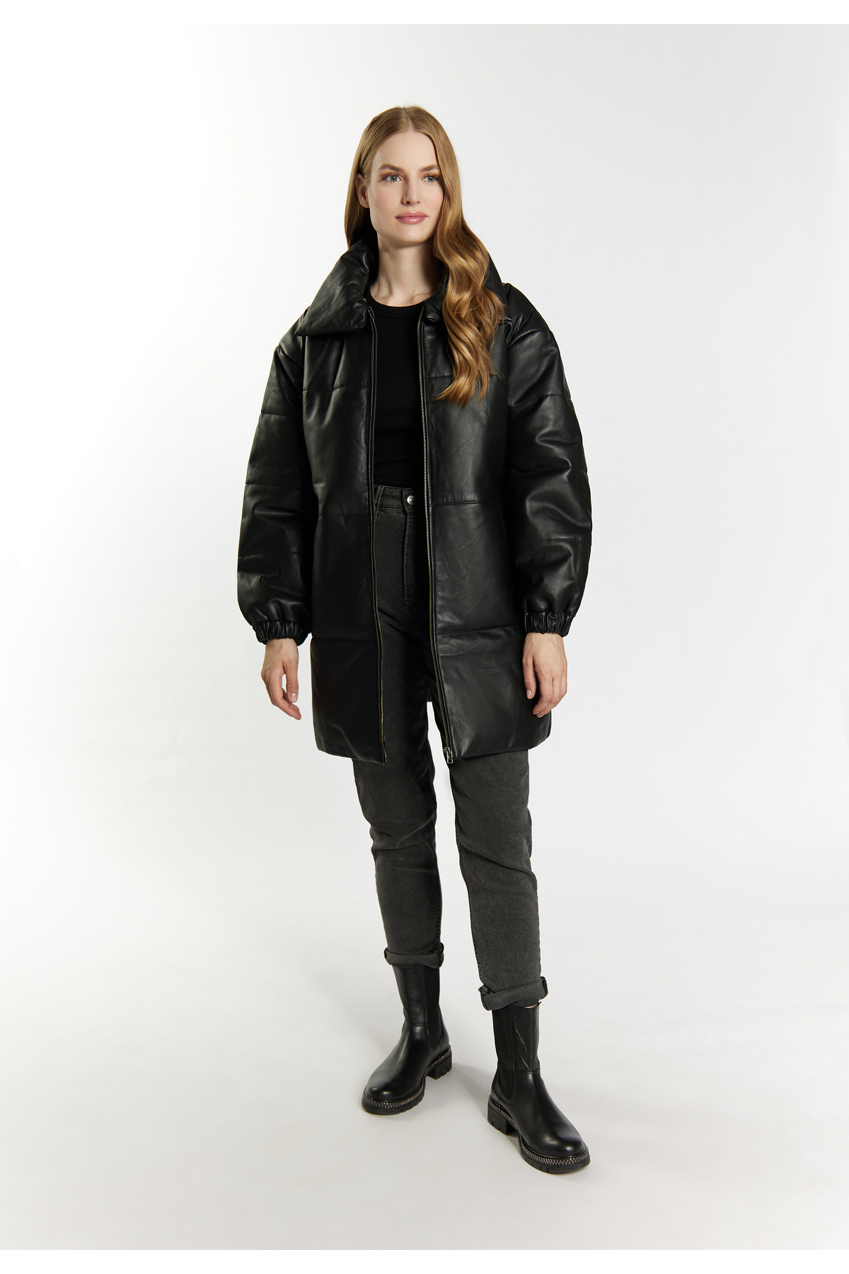 Dreimaster Lederjacke für Damen - S