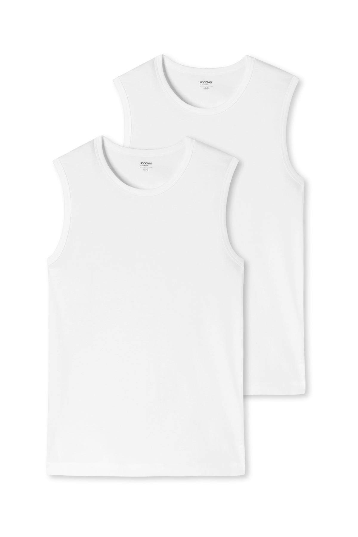 Schiesser Tank Top Uncover Tank-top Unterhemd Unterzieh-shirt Ärmellos für Herren - M