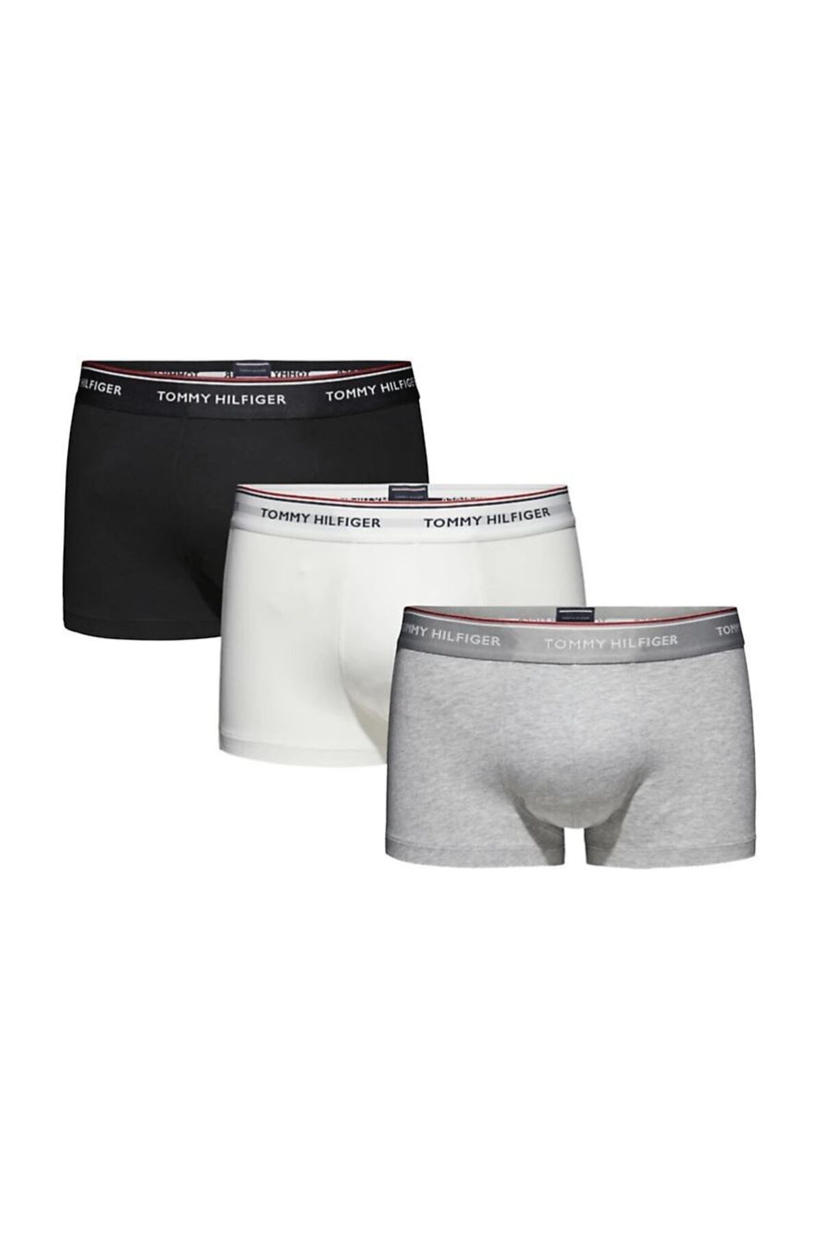 Tommy Hilfiger Graue Boxershorts 3p Lr Trunk für Herren - M