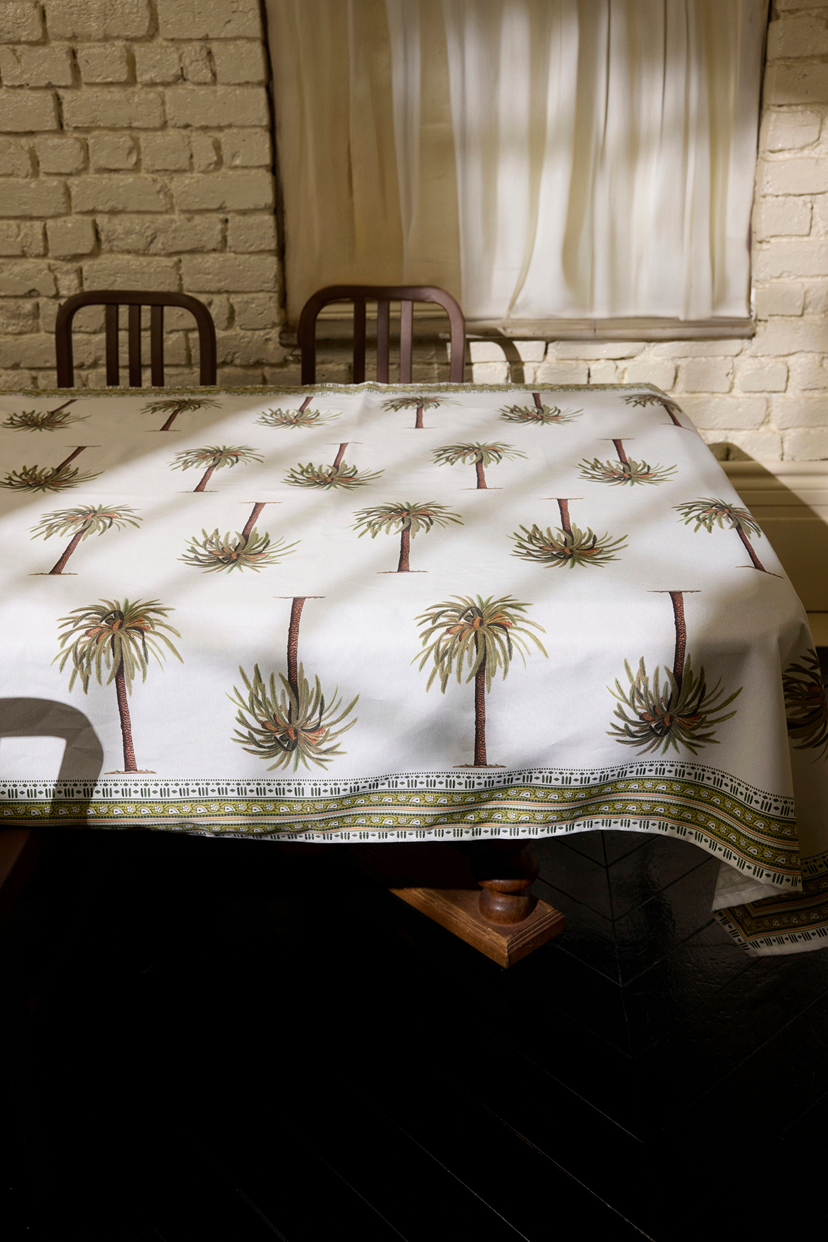 Trendyol Collection Mehrfarbige Tischdecke Mit Palmenmuster, 140 X 200 Cm, - 140 x 200