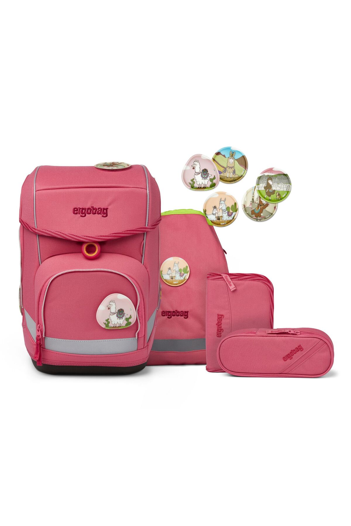 Ergobag Cubo Schulranzen-set 5tlg. Inkl. Klettie-set - One Size