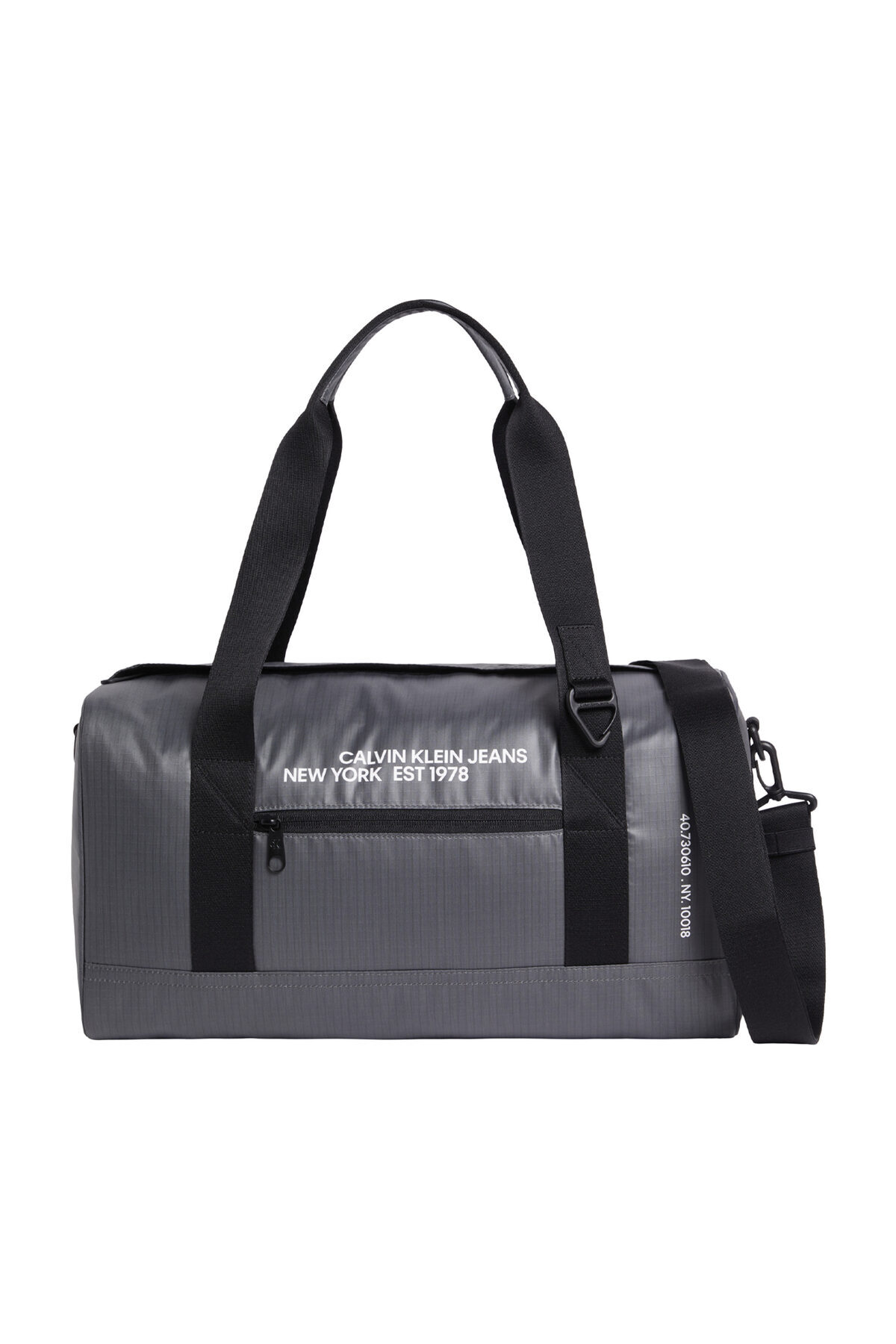 Calvin Klein Verstellbarer Handschultergurt Mit Markenlogo, Grauer Kleiner Koffer Und Koffer K50k 511481 -psm für Herren - Klein (Kabine)