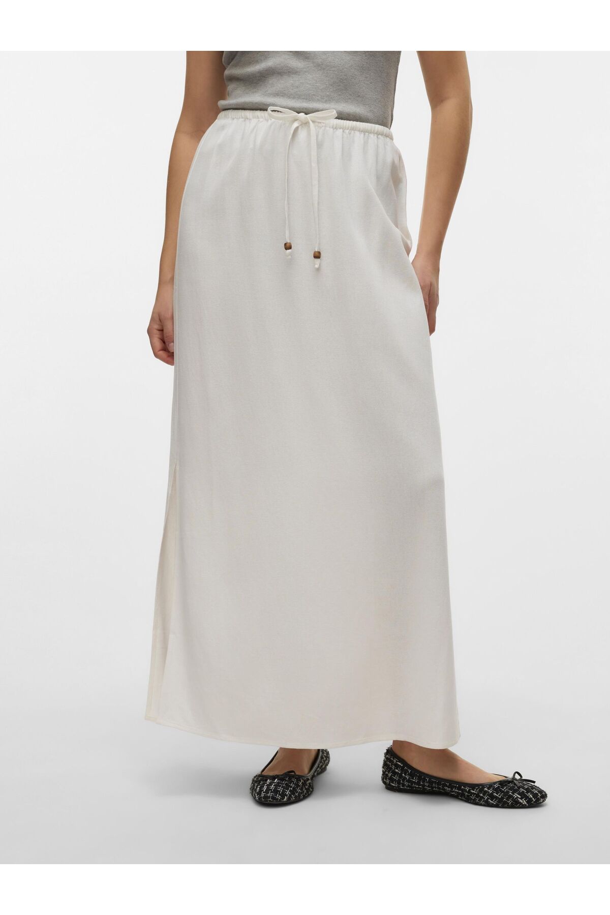 Vero Moda Rock Vmmymilo Mittlere Taille Langer Rock für Damen - S