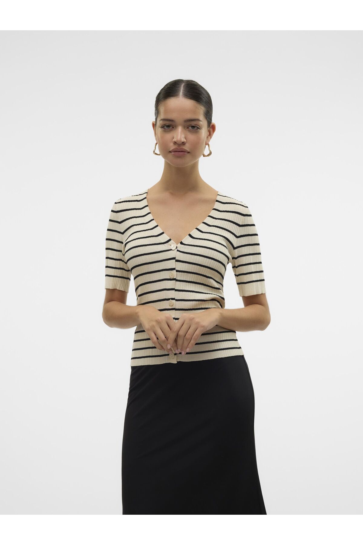 Vero Moda Strickjacke Vmrebecca Strickjacke für Damen - M