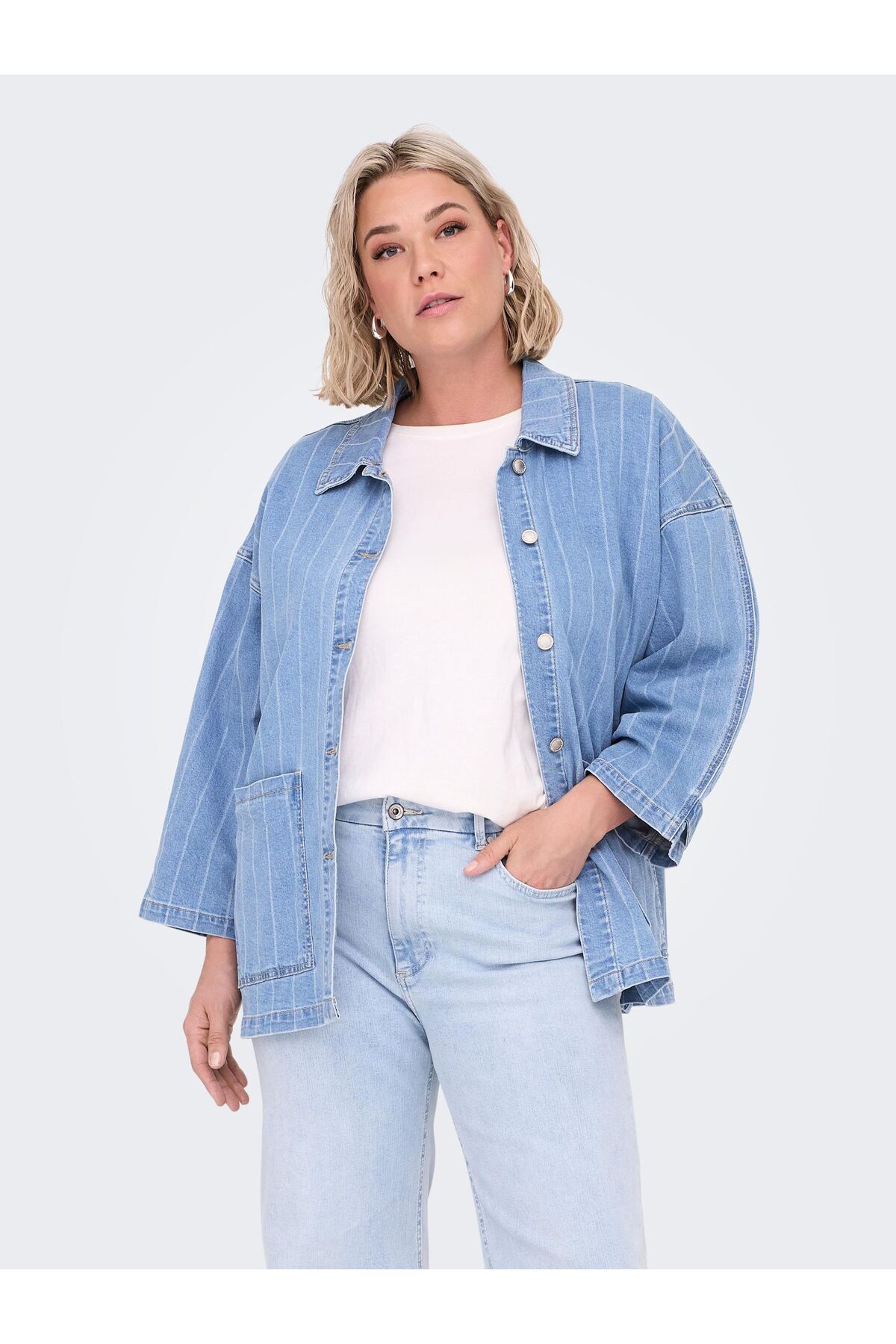 Only Carmakoma Jeansjacke Carkirsi Jeansjacke für Damen - 48