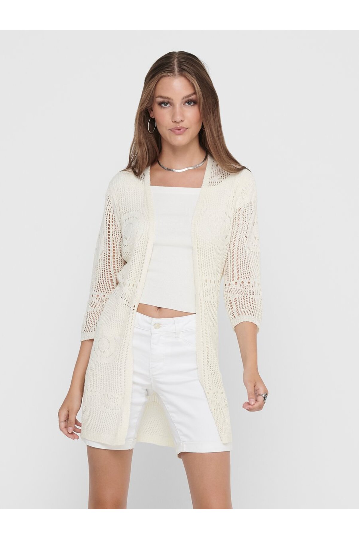 JDY Strickjacke Jdykofi Strickjacke für Damen - L