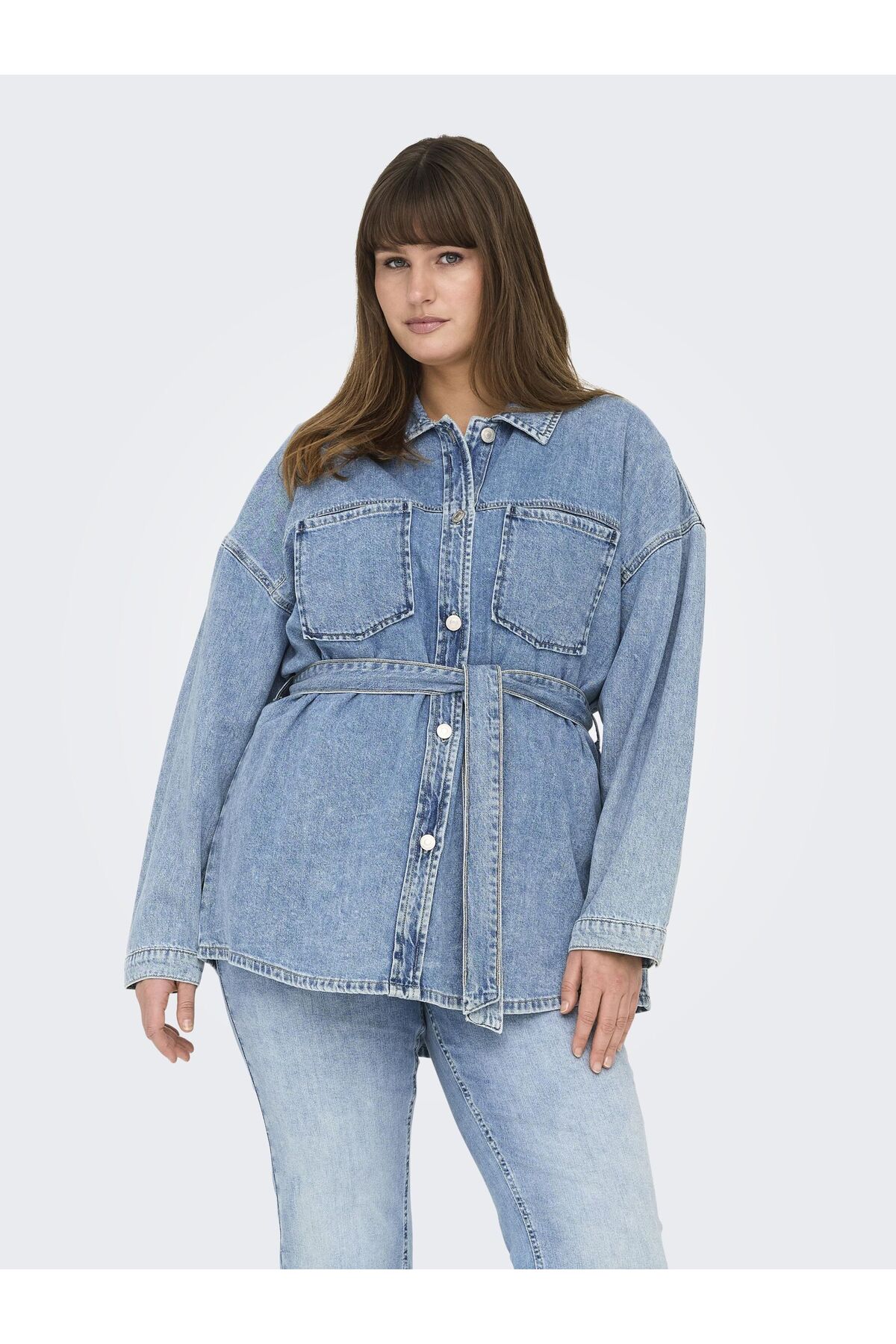 Only Carmakoma Jeansjacke Carsophia Jeansjacke für Damen - 52