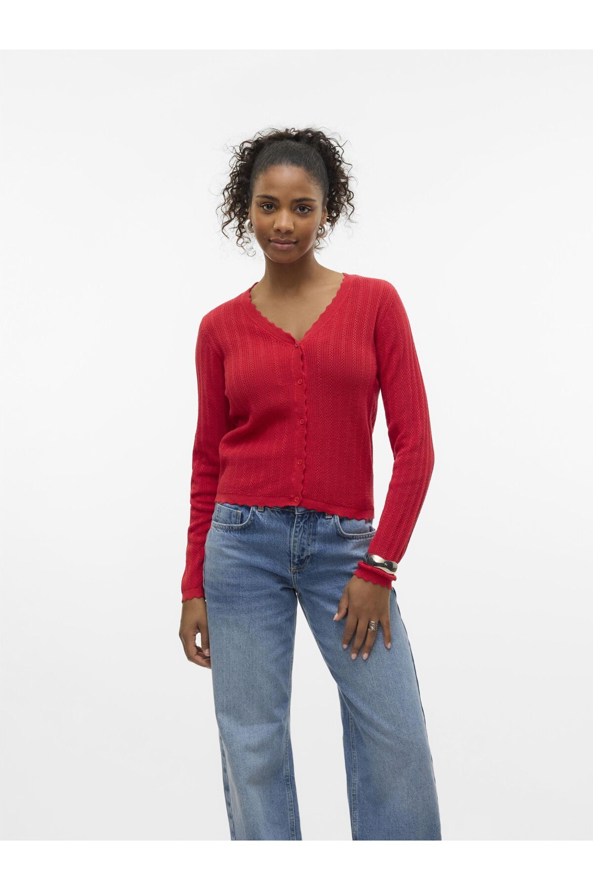 Vero Moda Strickjacke Vmluxlight Strickjacke für Damen - M